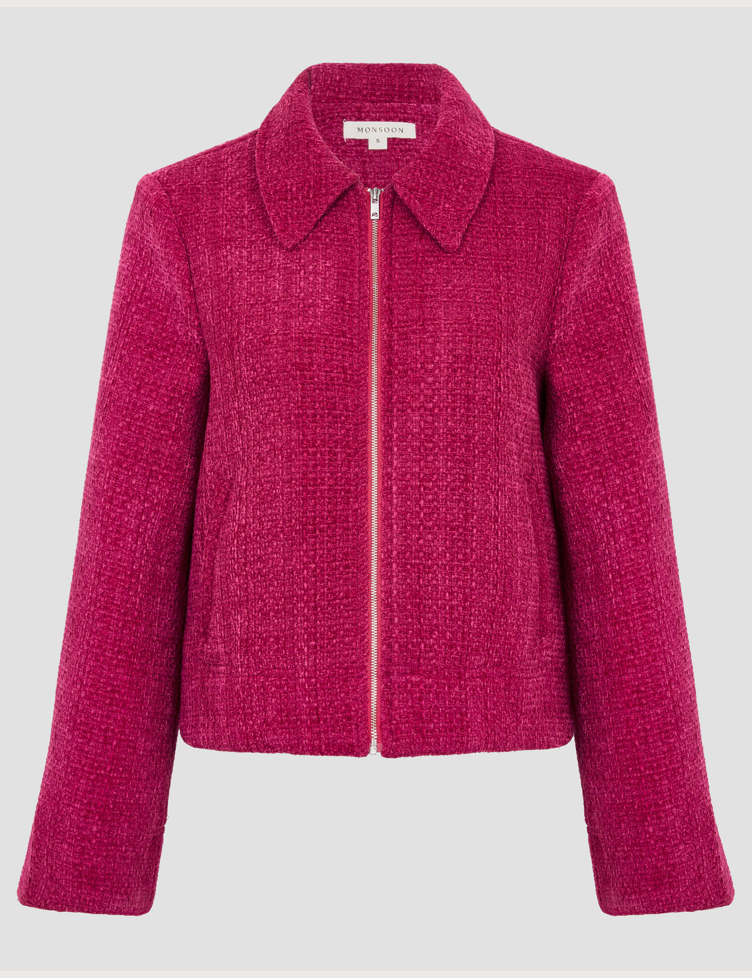 Textured Collared Utility Jacket 2 of 5