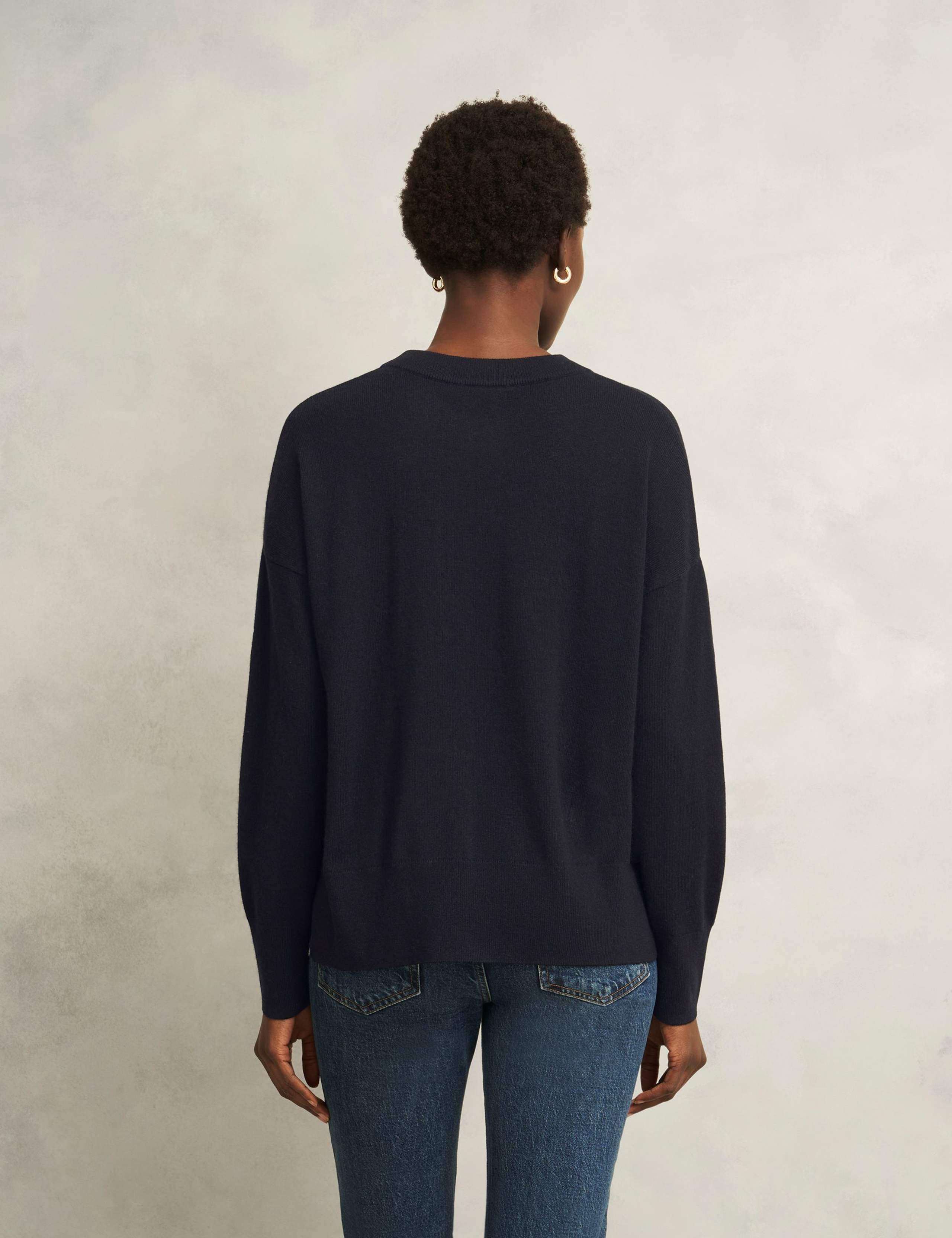 Merino Wool Blend Star Jumper 4 of 6