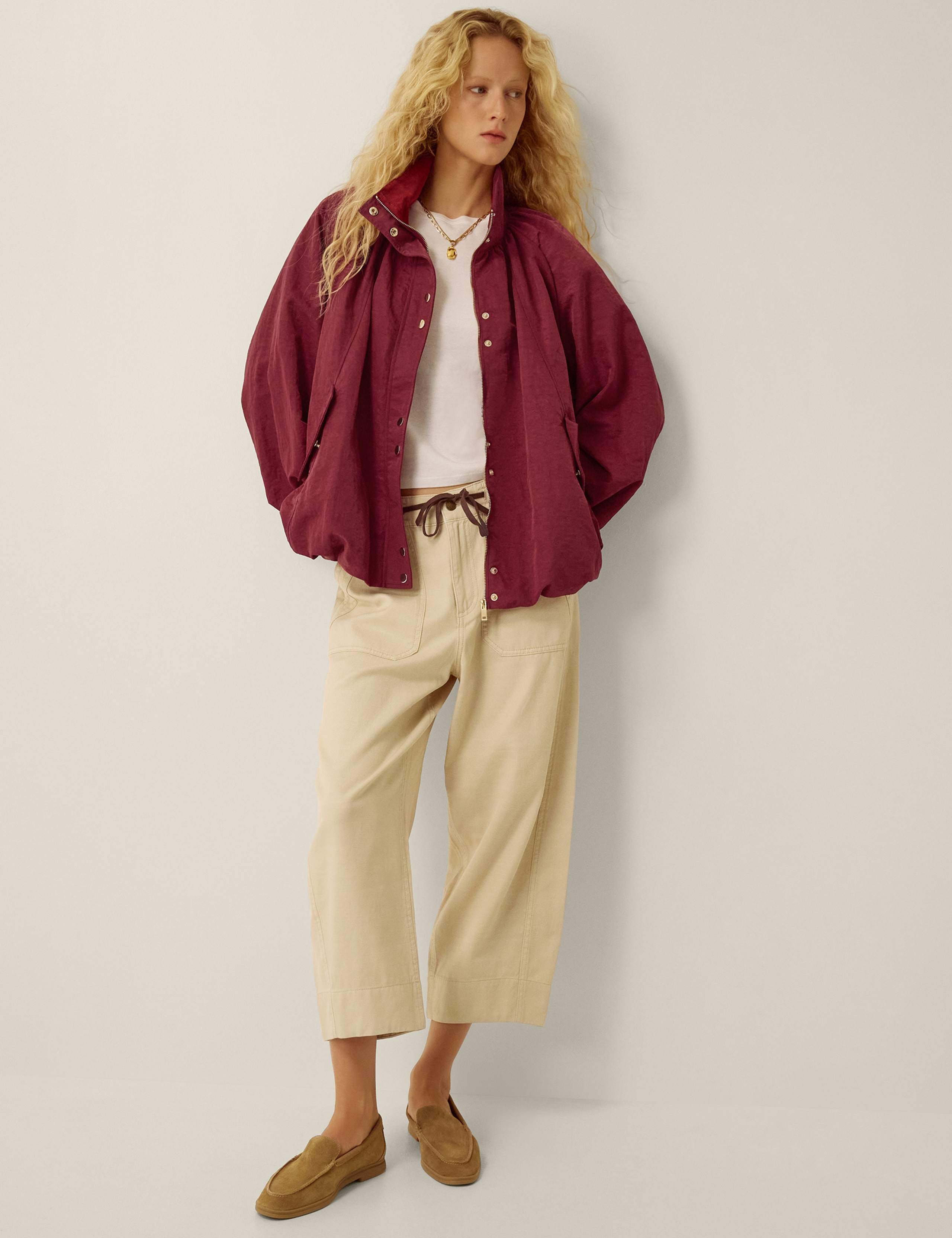 Funnel Neck Rain Jacket 5 of 7