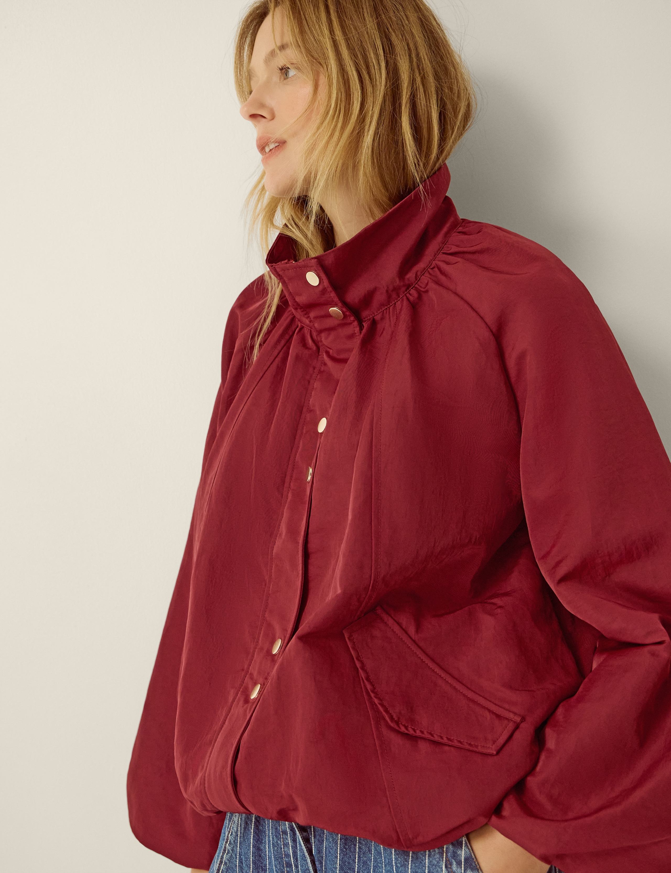 Funnel Neck Rain Jacket 7 of 7