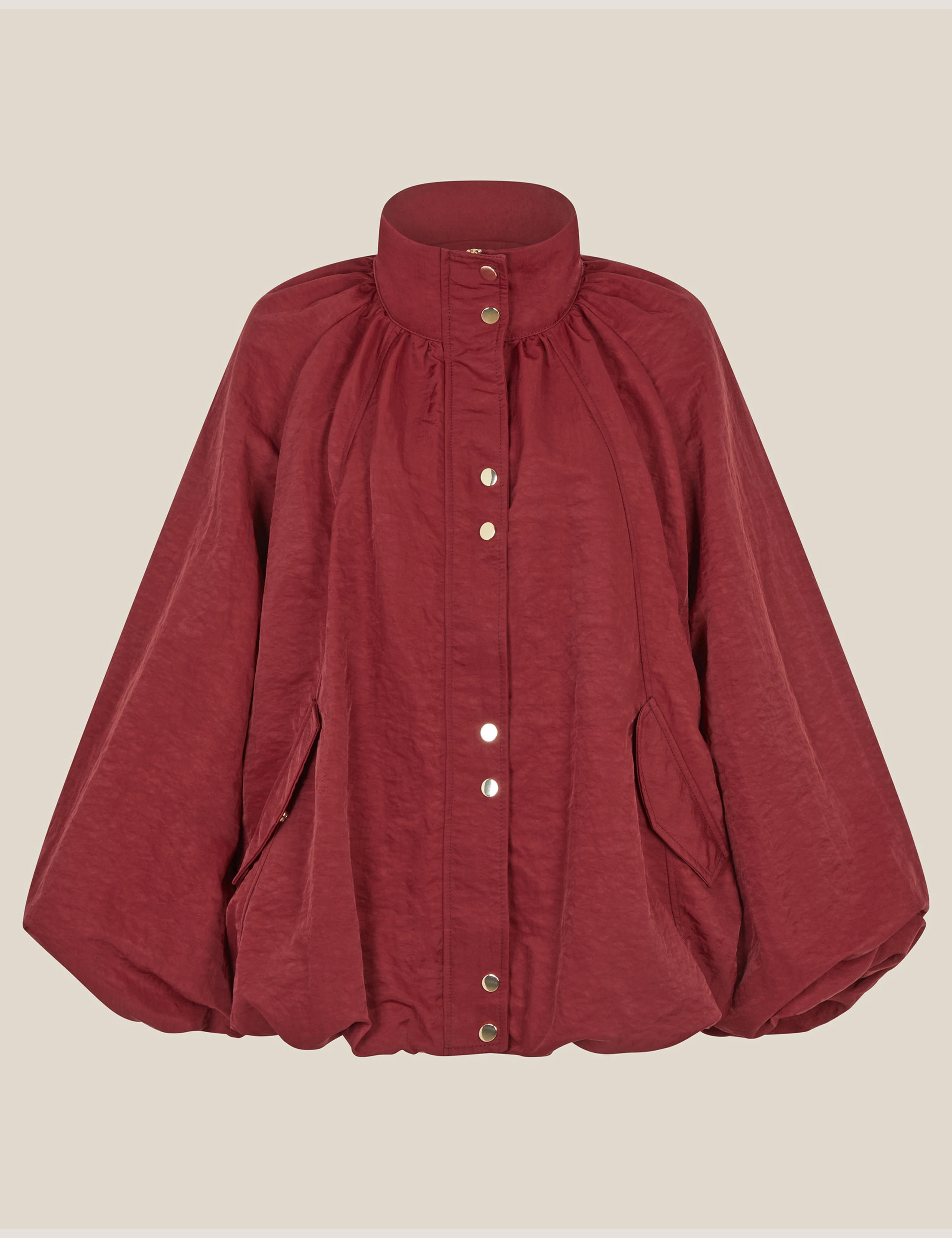 Funnel Neck Rain Jacket 2 of 7