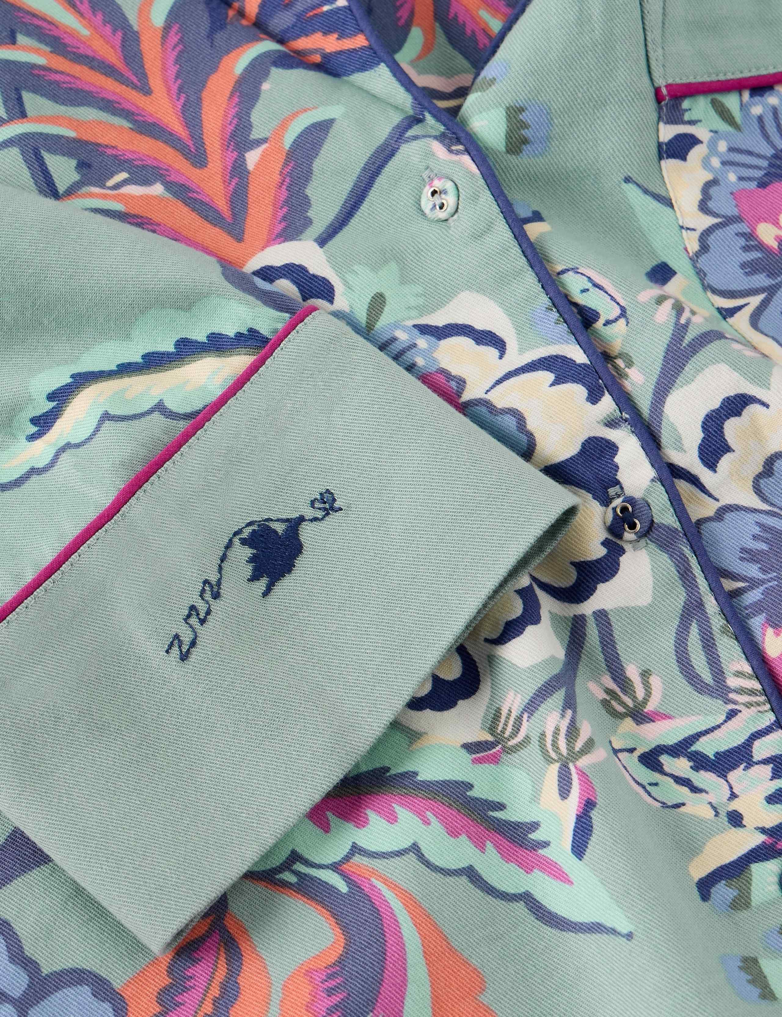 Cotton Rich Printed Pyjama Top 6 of 6