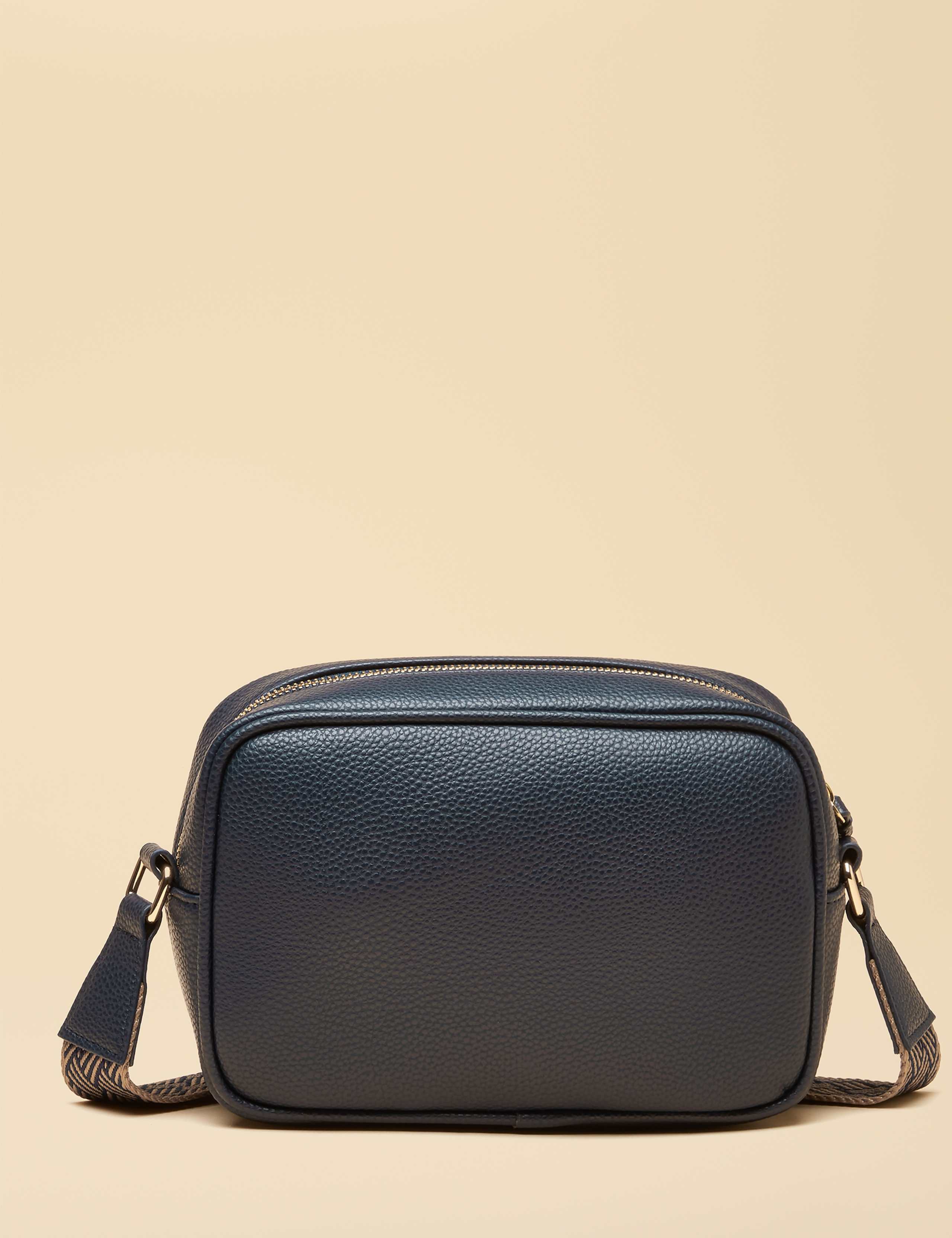 Faux Leather Metallic Cross Body Bag 5 of 7