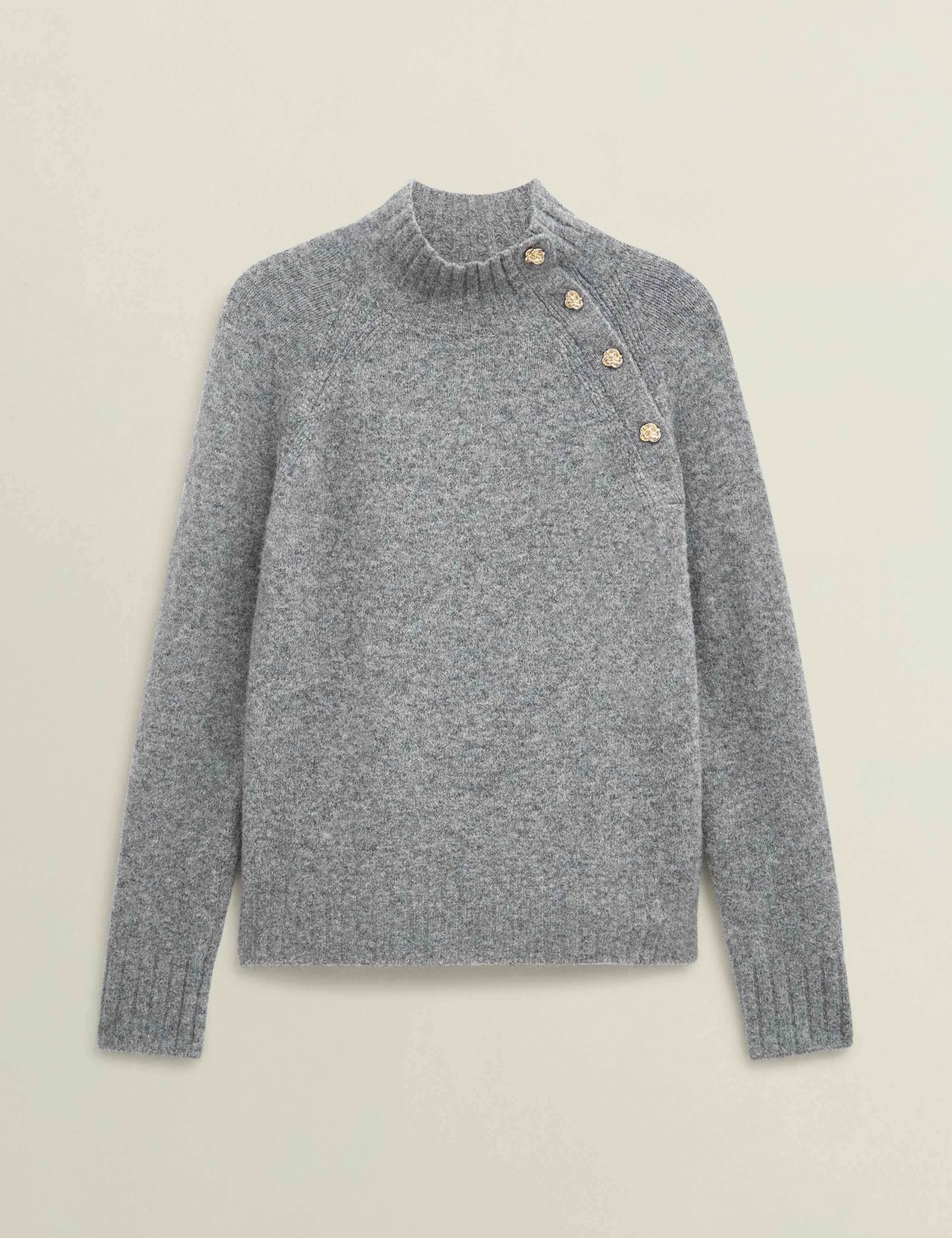 Funnel Neck Jumper With Wool 2 of 5
