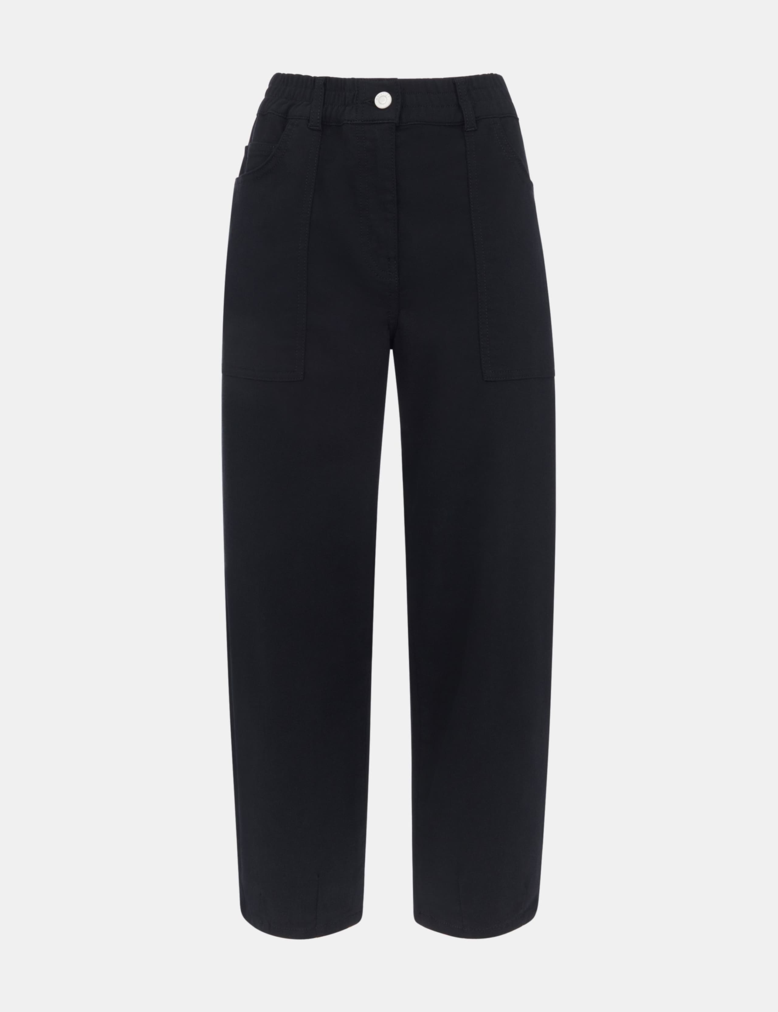 Cotton Rich Straight Leg Trousers 2 of 4
