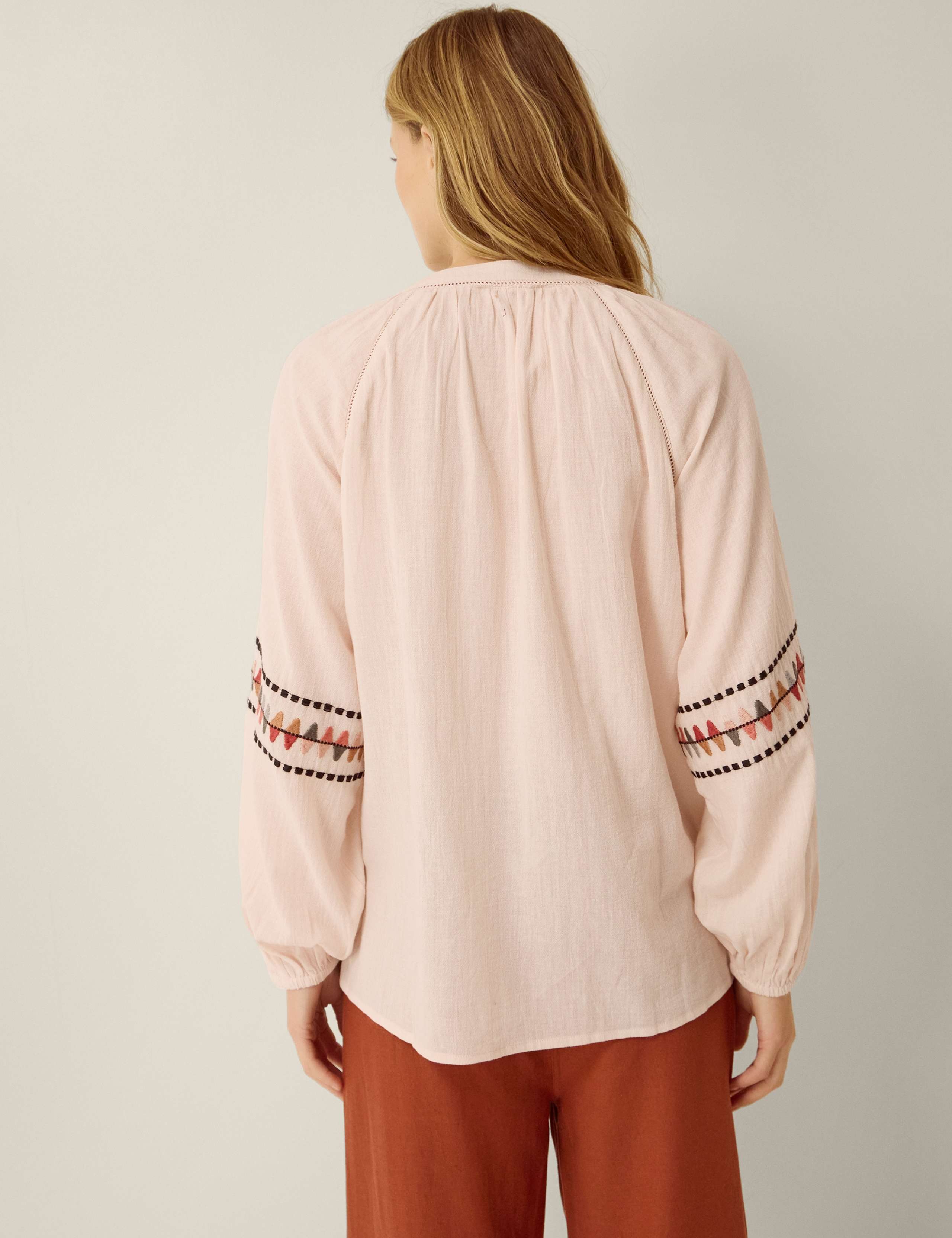 Pure Cotton Embroidered Top 2 of 4