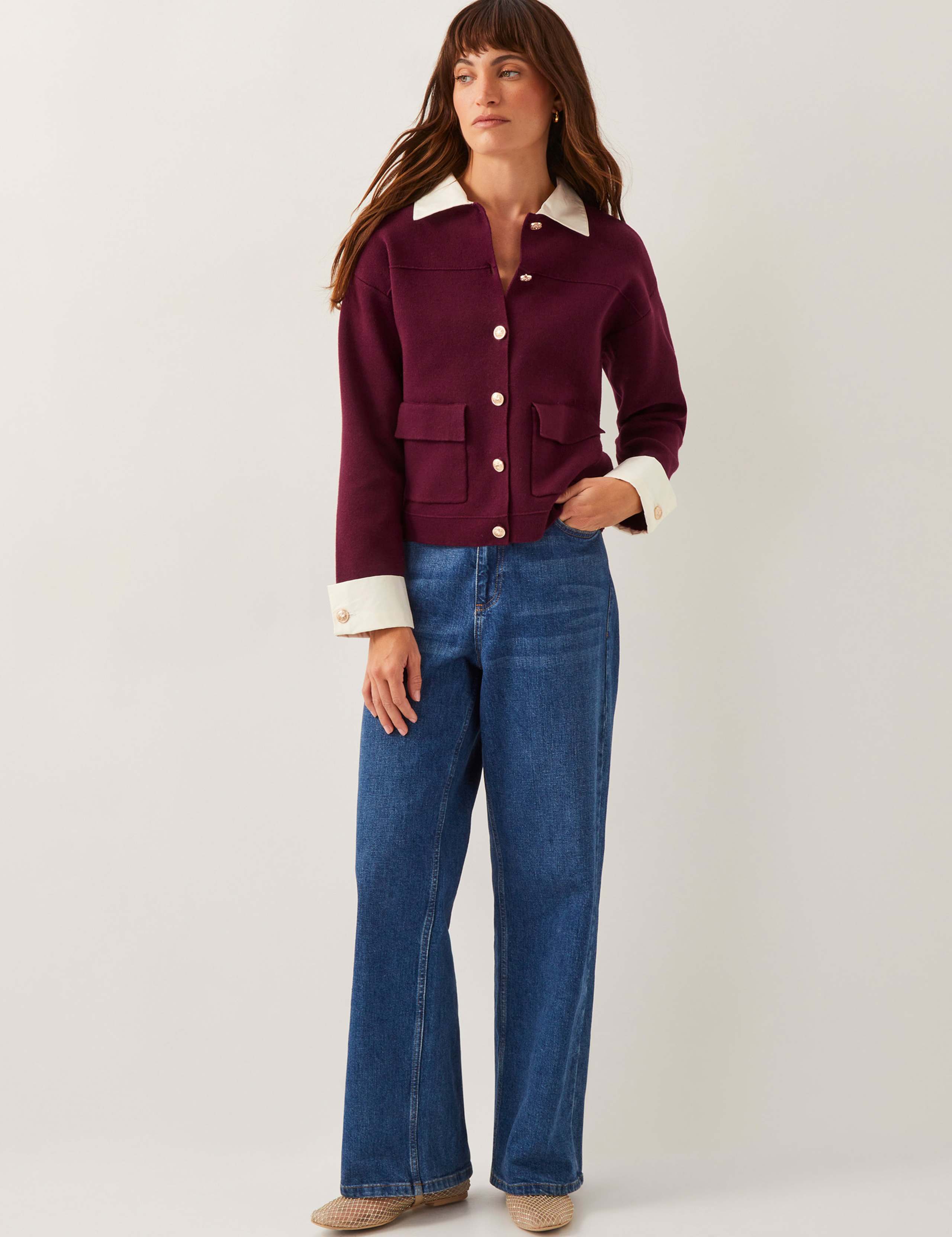 Knitted Single Breasted Blazer 3 of 4