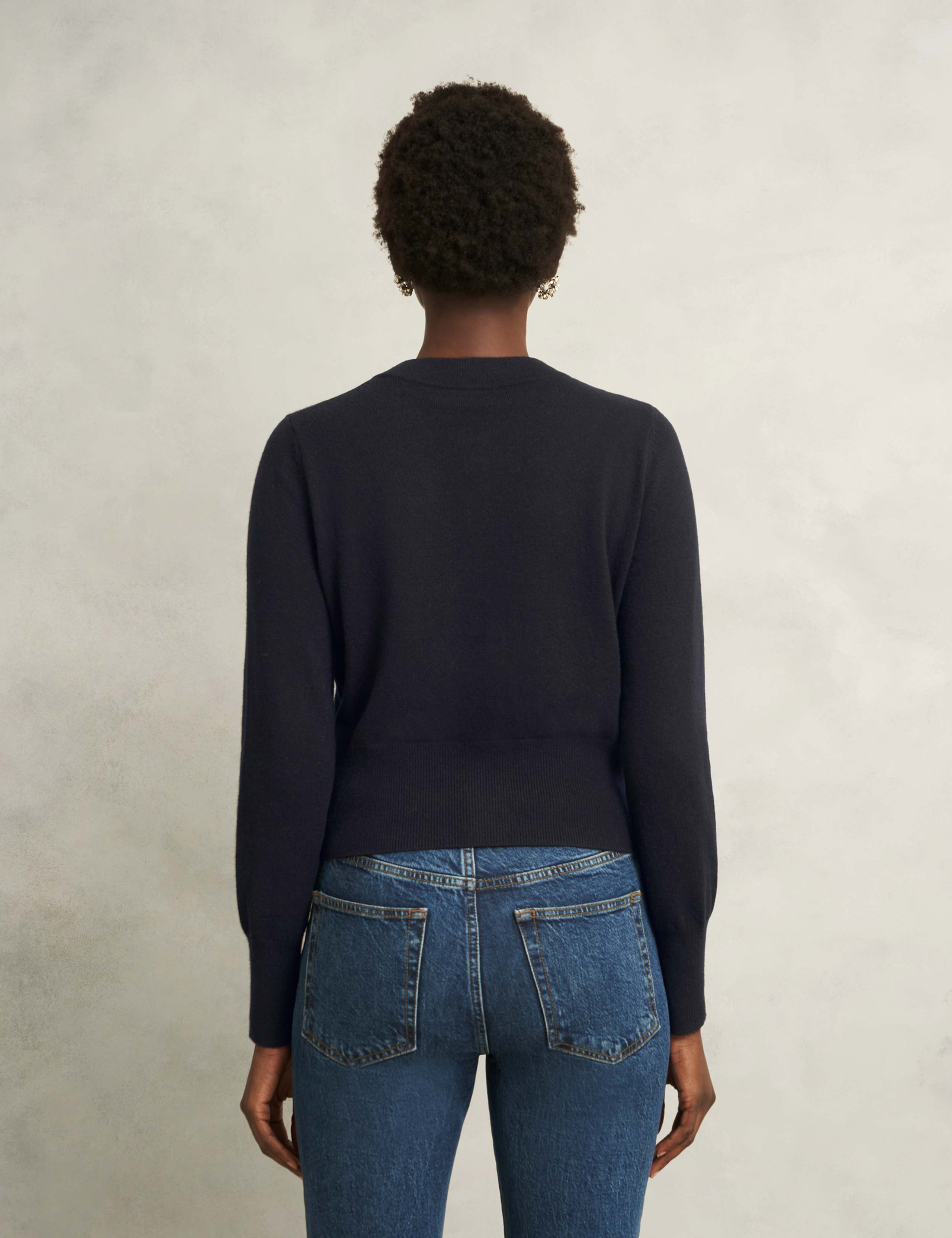 Wool Blend Embellished Cardigan 4 of 5