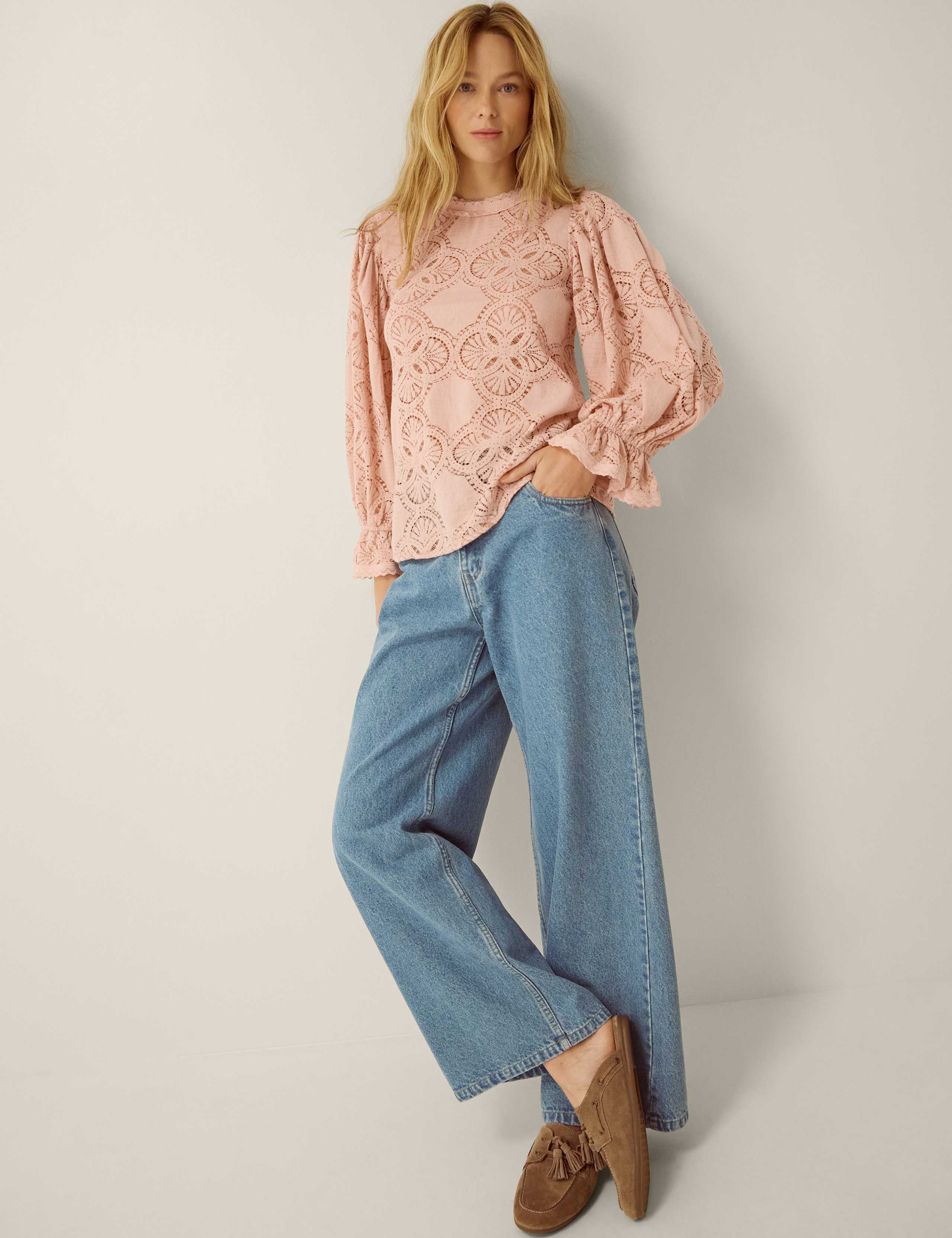 Lace Round Neck Top 3 of 5