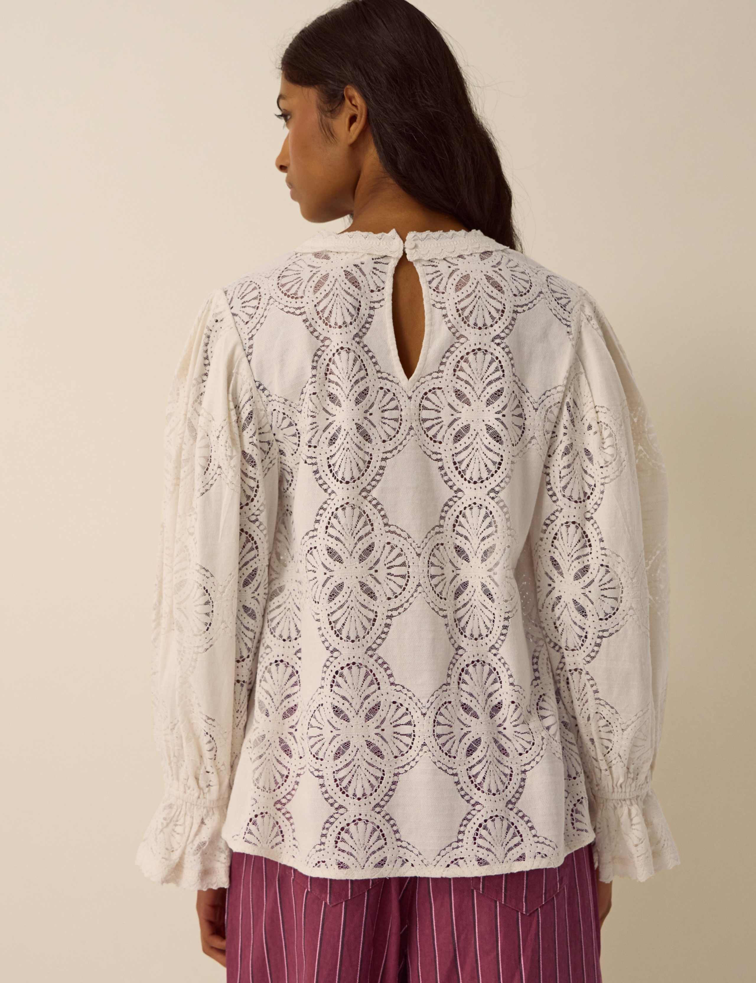 Lace Round Neck Top 3 of 4