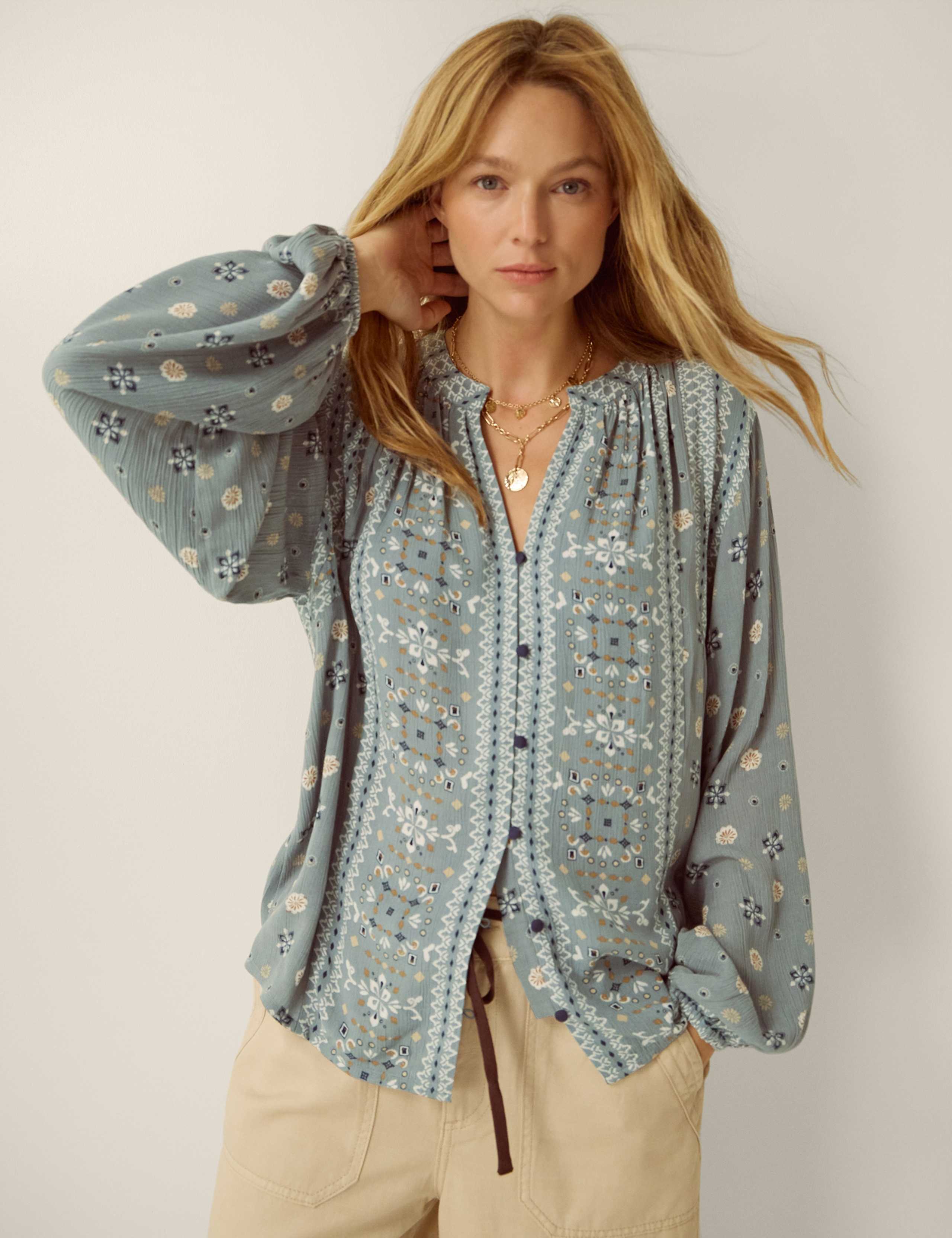 Printed Blouse 1 of 4