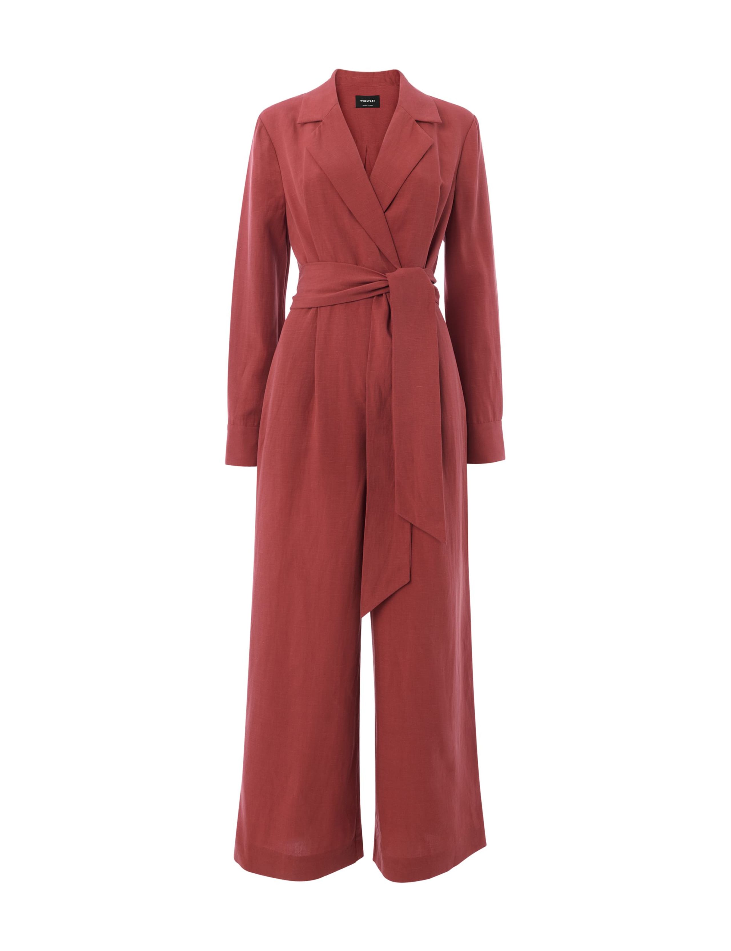 Lyocell Rich Tie Detail Jumpsuit 2 of 4