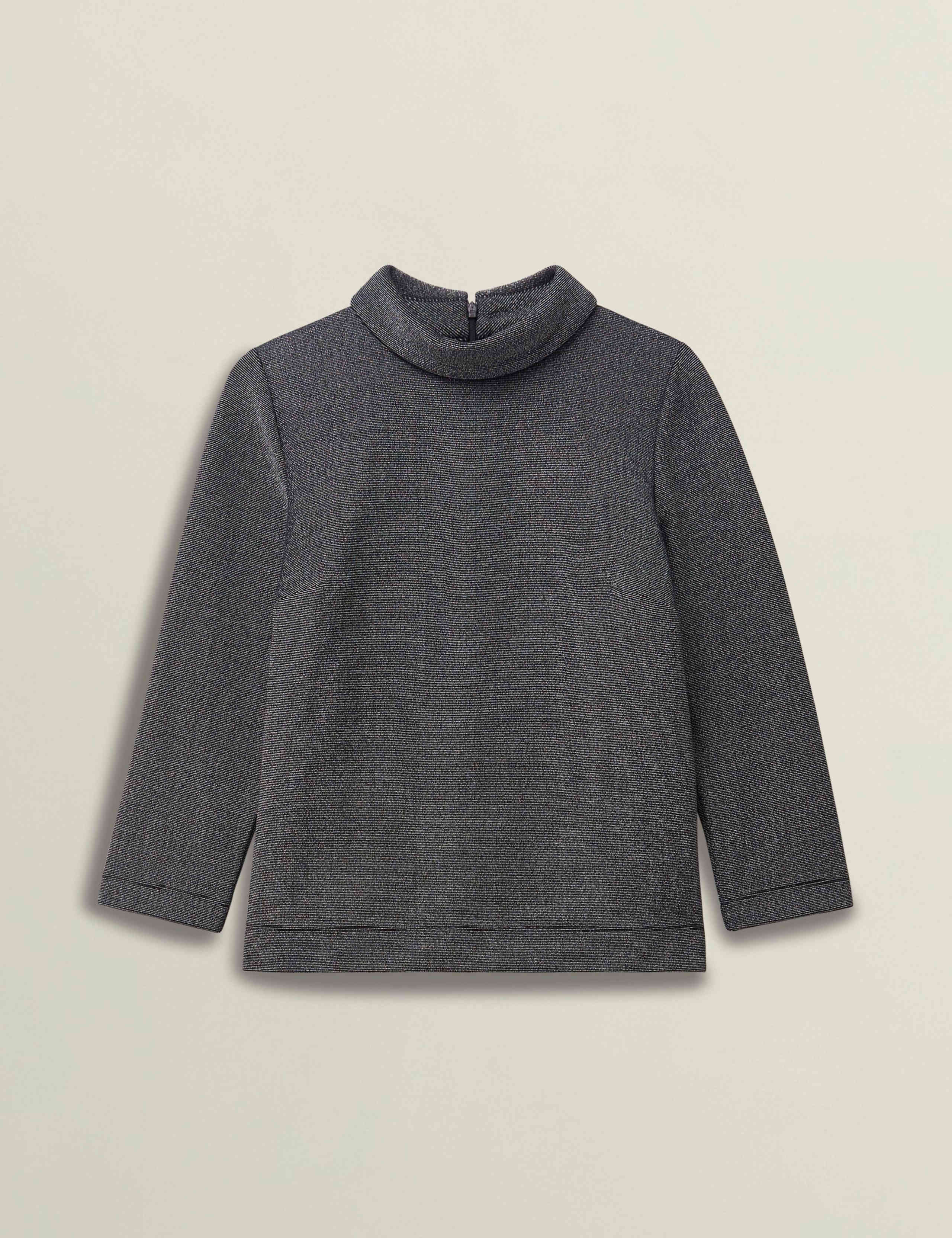 Cotton Rich Sparkly Roll Neck Top 2 of 7
