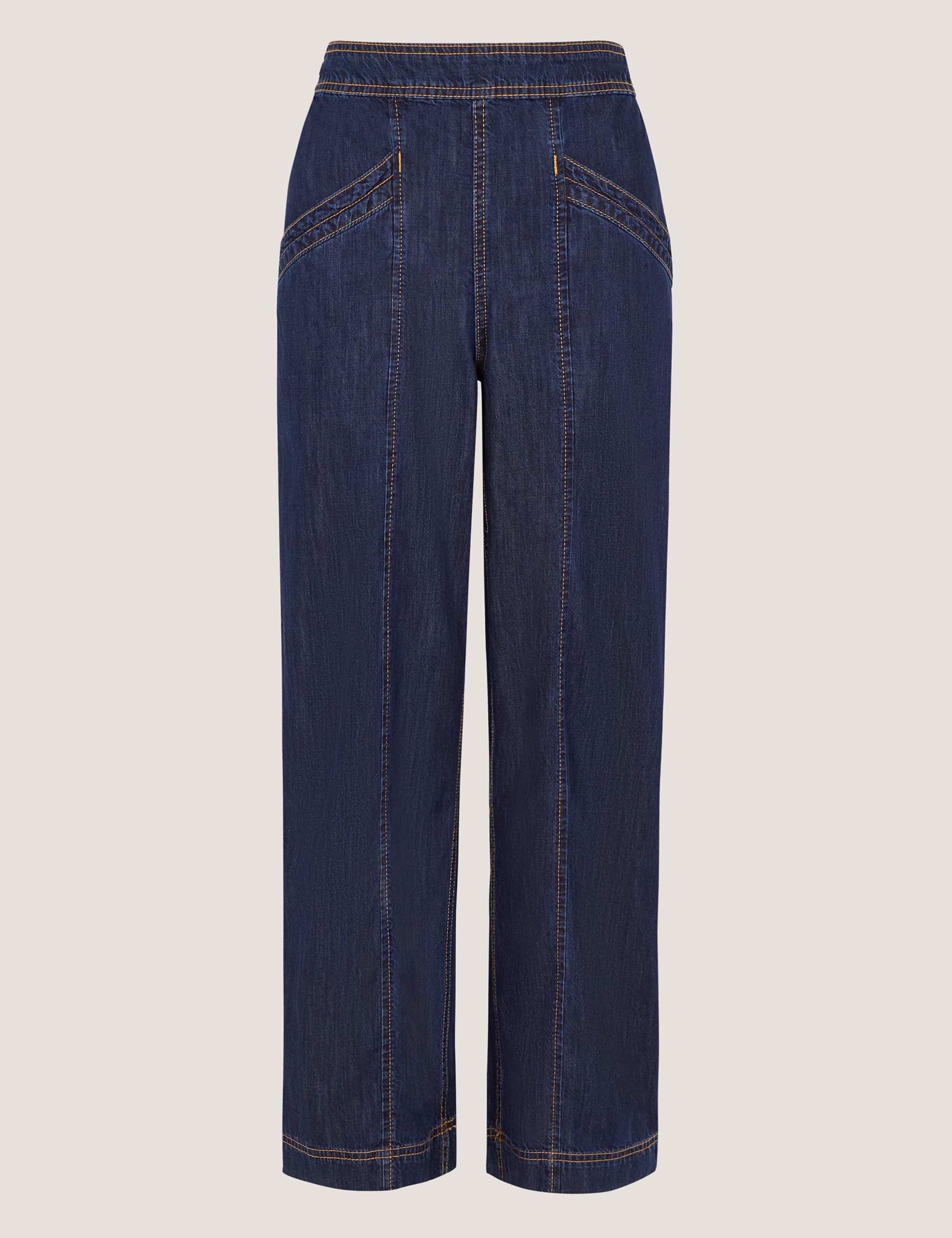 Mid Rise Straight Leg Ankle Grazer Jeans 2 of 5