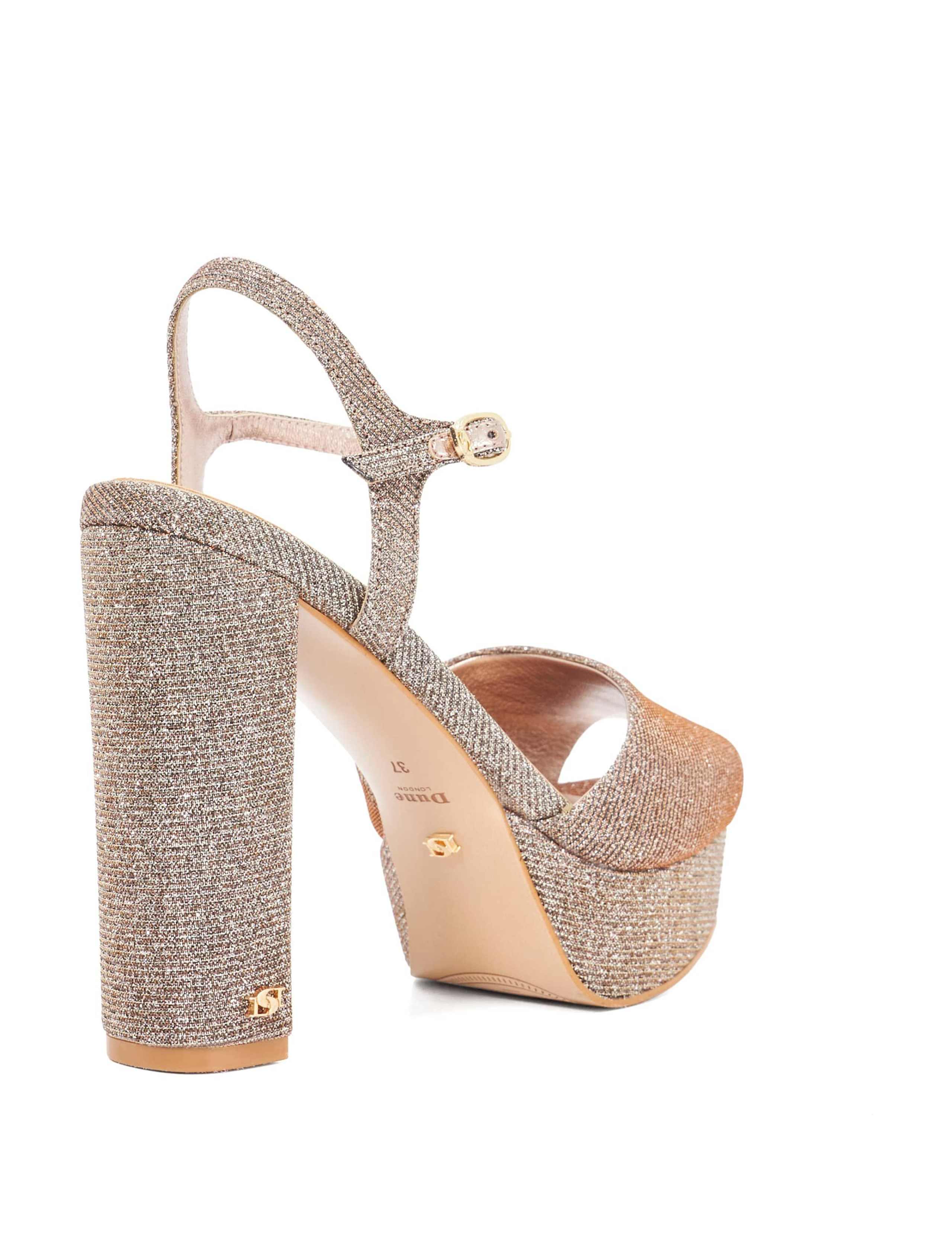Sparkly Platform High Heel Sandals 4 of 5