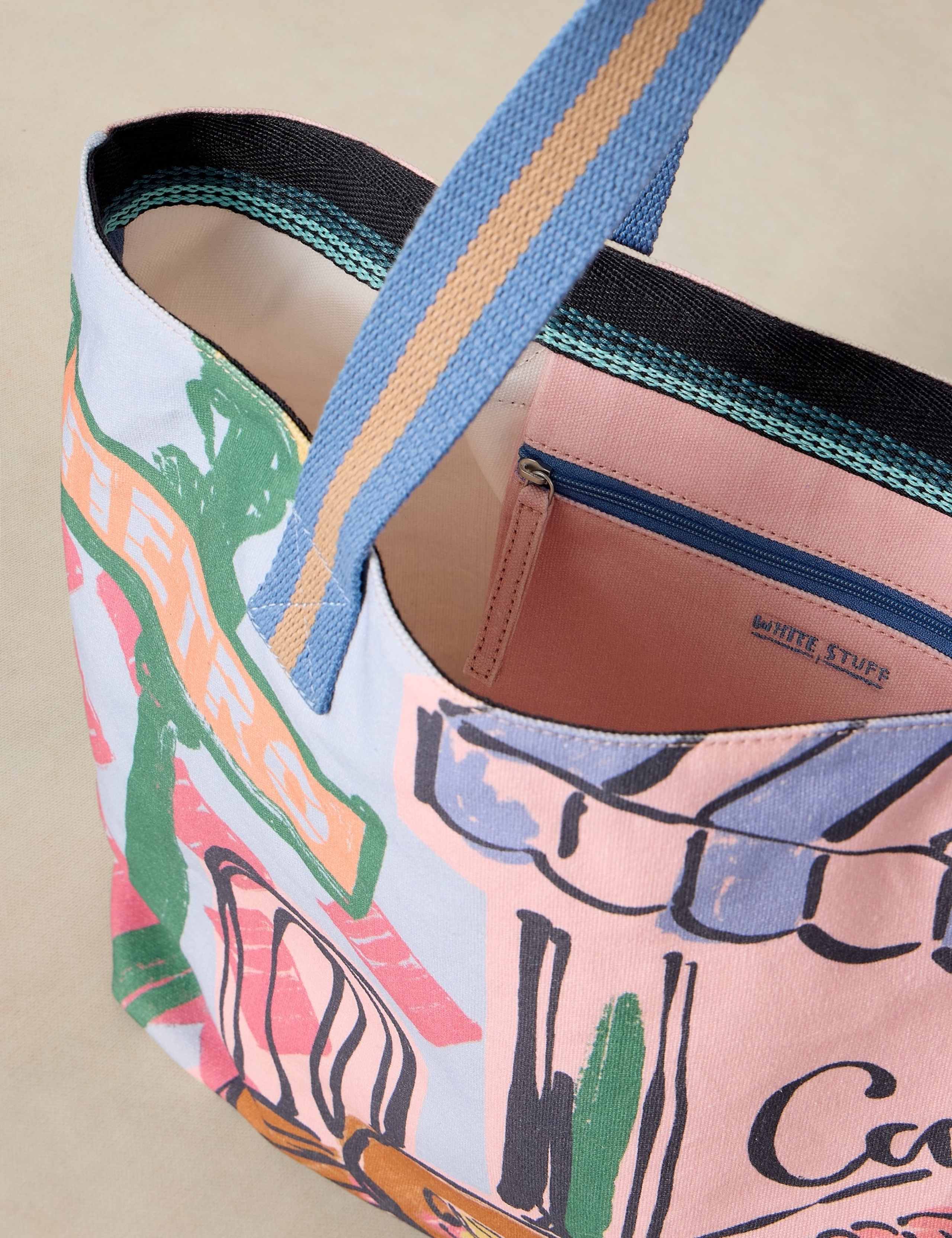 Printed Canvas Tote Bag 4 of 4