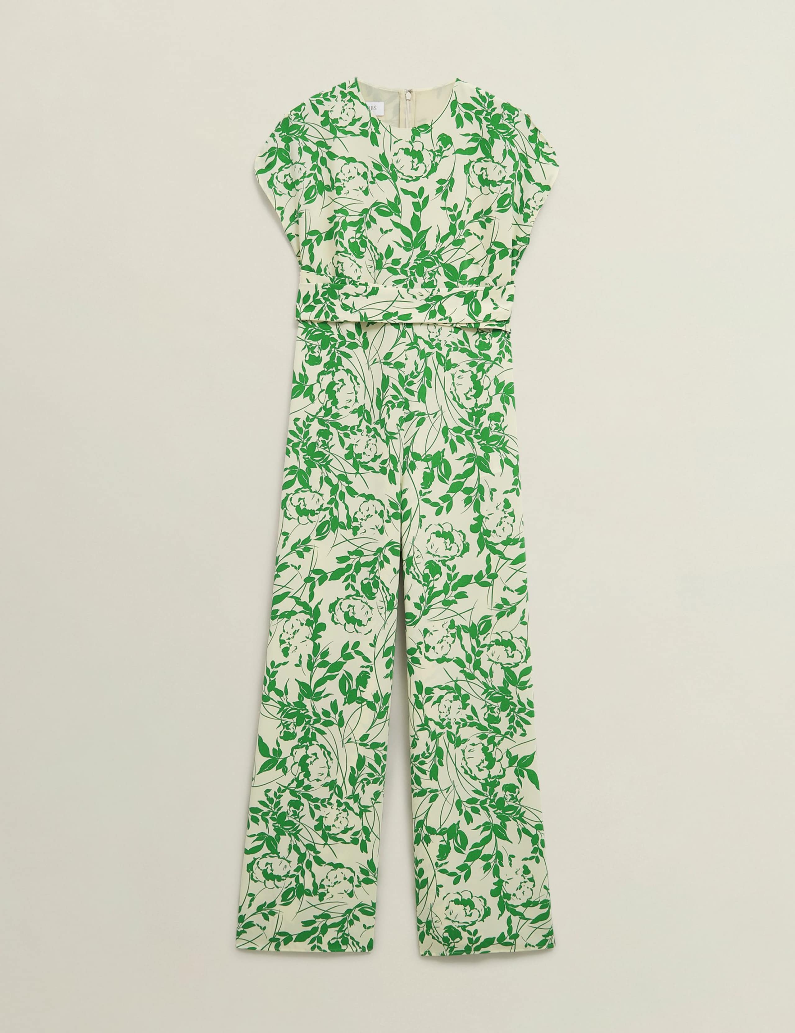 Floral Print Wide Leg Jumpsuit 2 of 8
