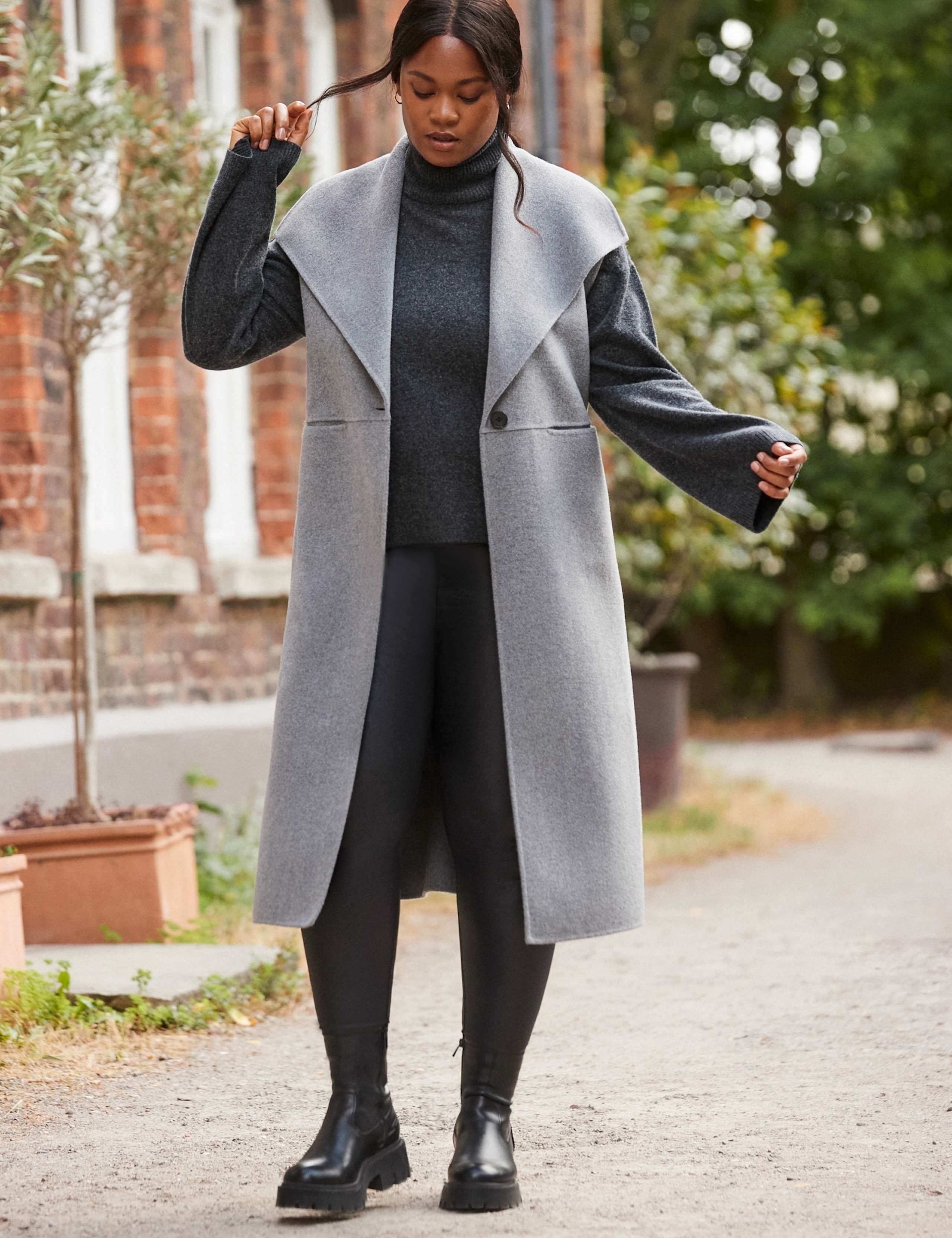 Wool Blend Longline Waistcoat 2 of 5