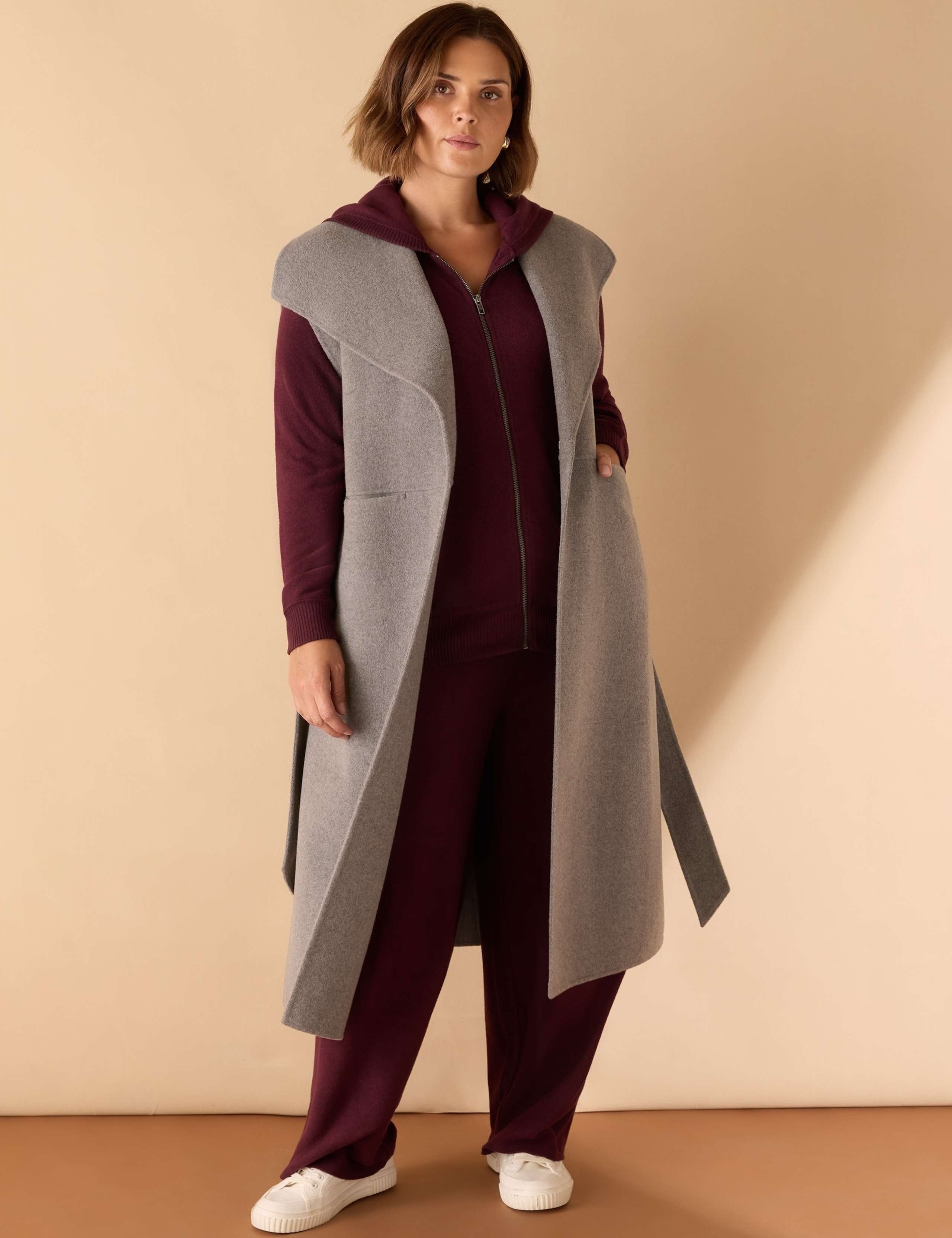 Wool Blend Longline Waistcoat 6 of 8