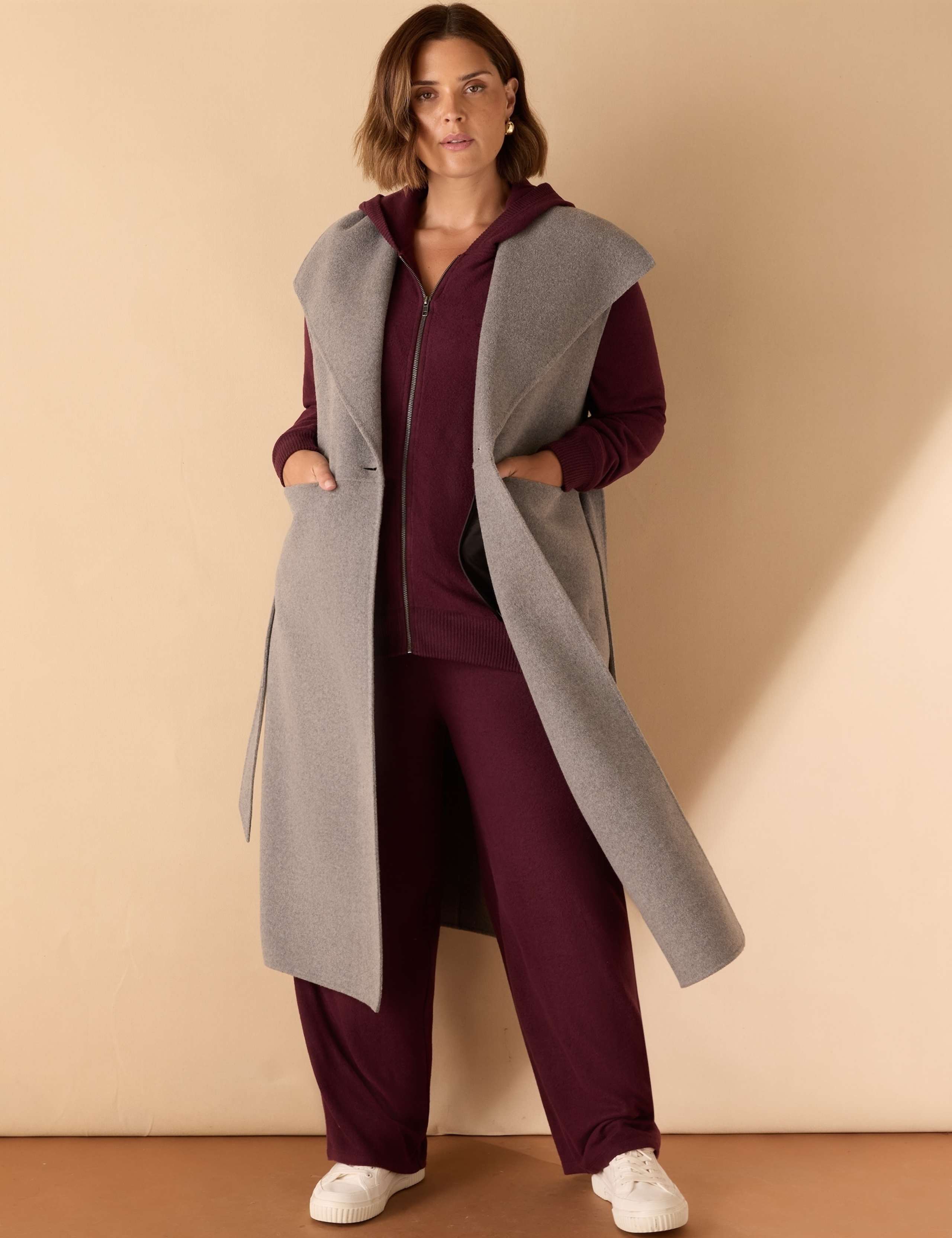 Wool Blend Longline Waistcoat 7 of 8