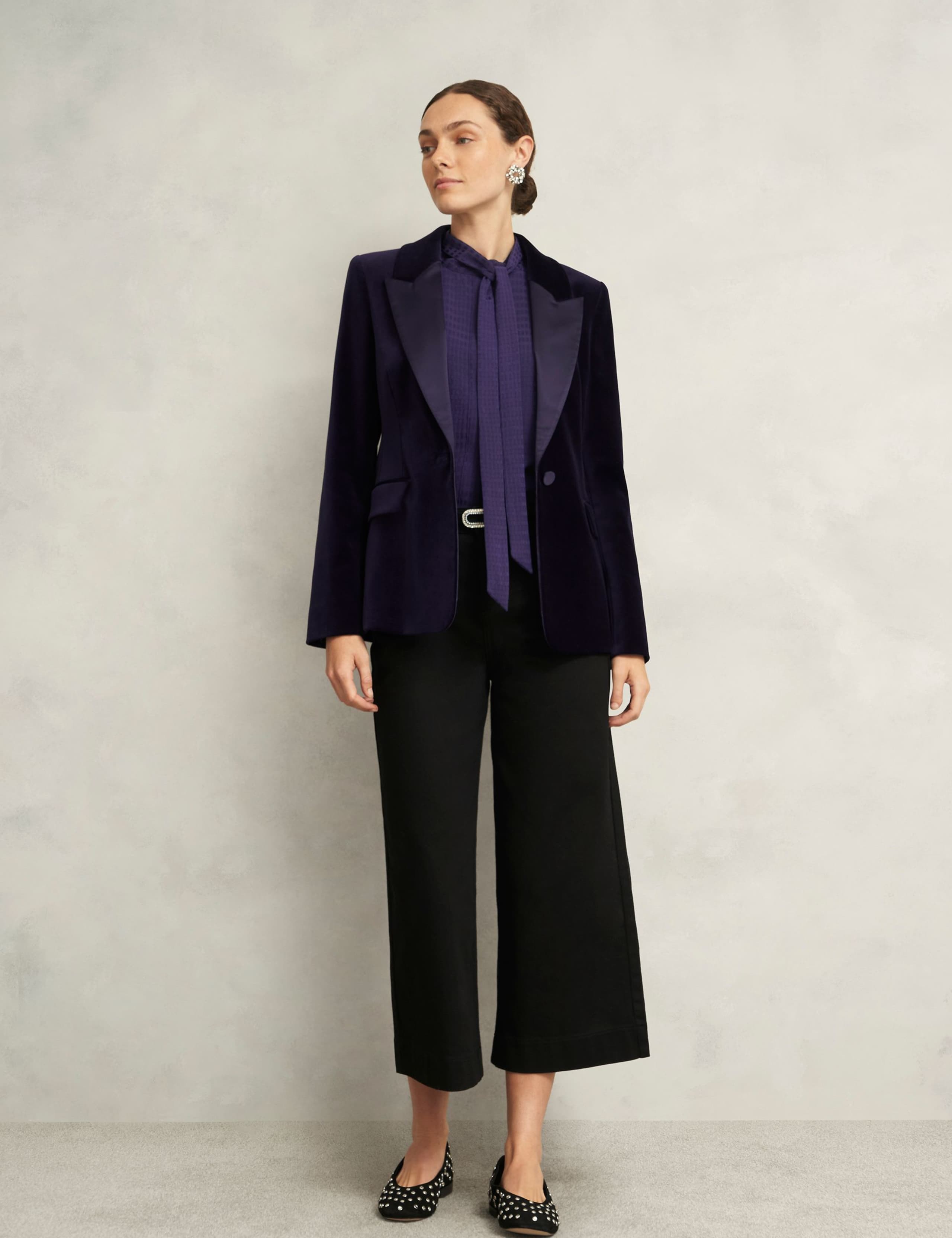 Textured Tie Neck Blouse 4 of 7