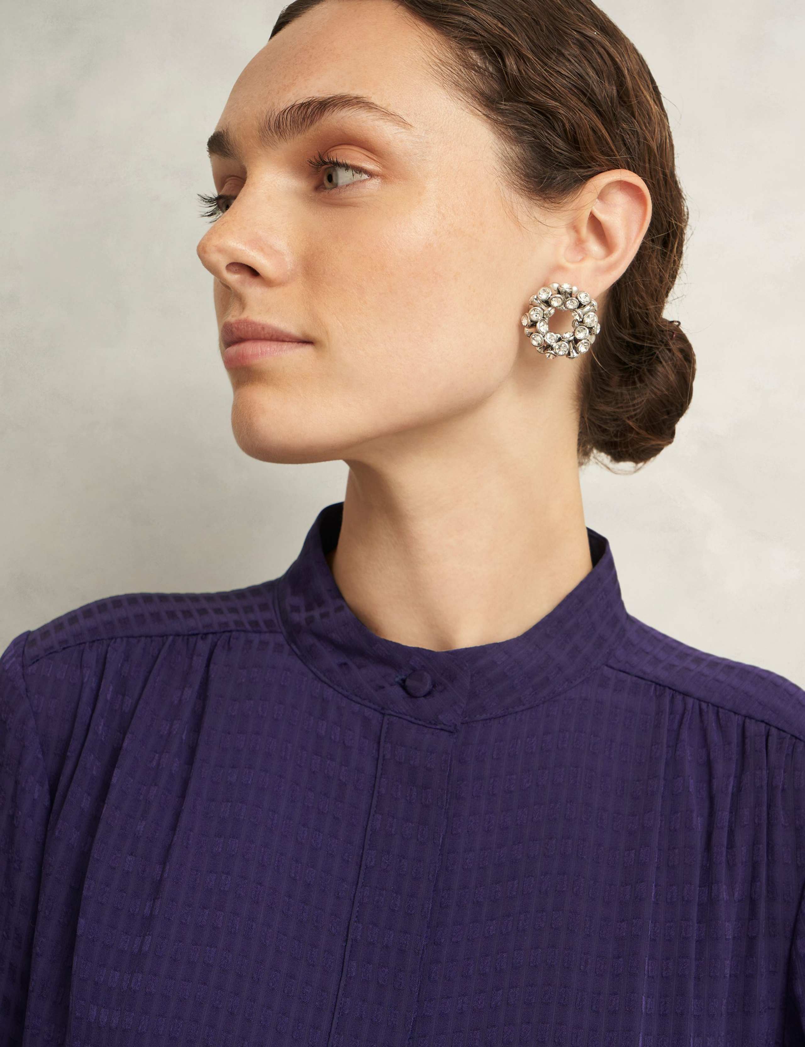 Textured Tie Neck Blouse 6 of 7