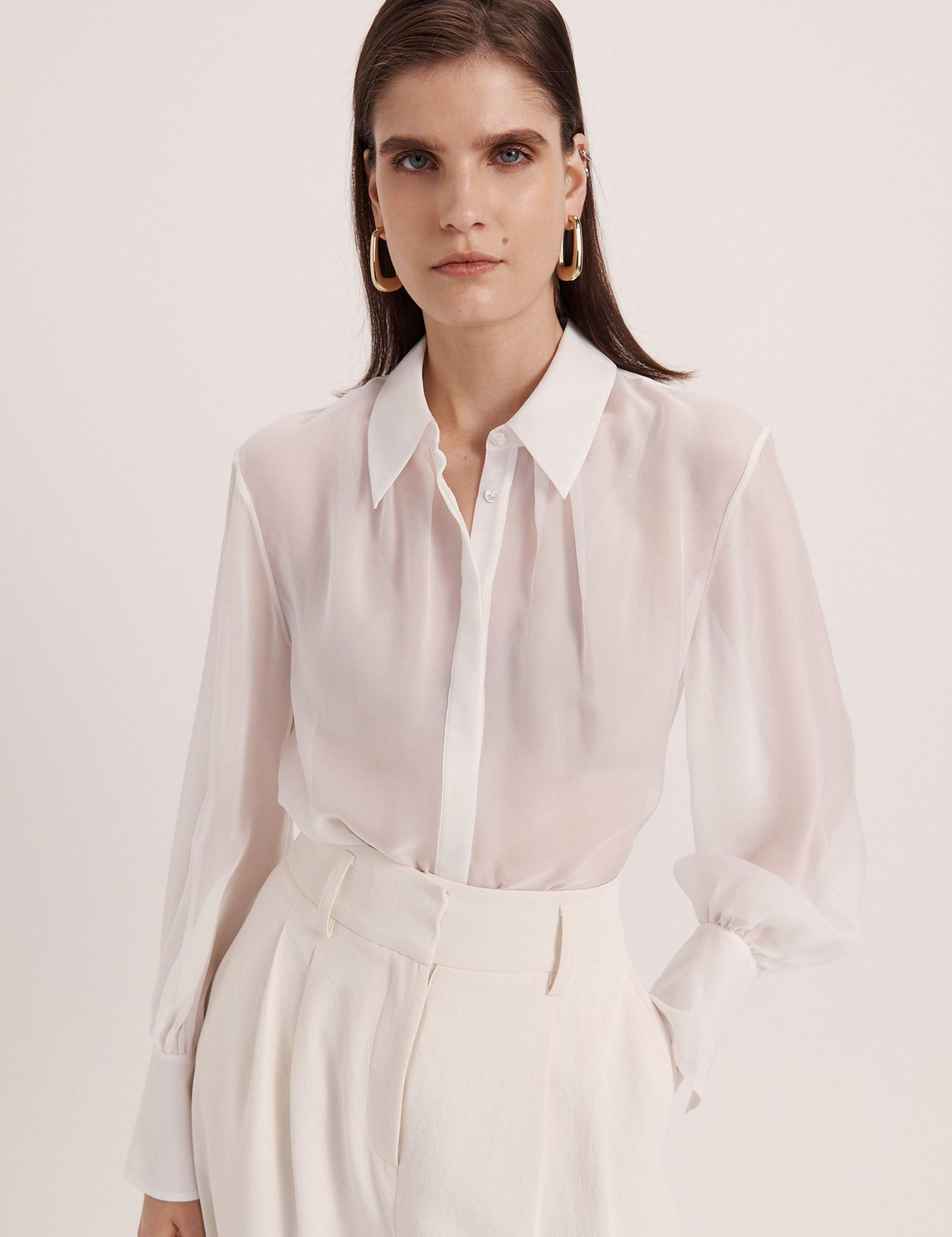 Pure Silk Collared Shirt 2 of 6