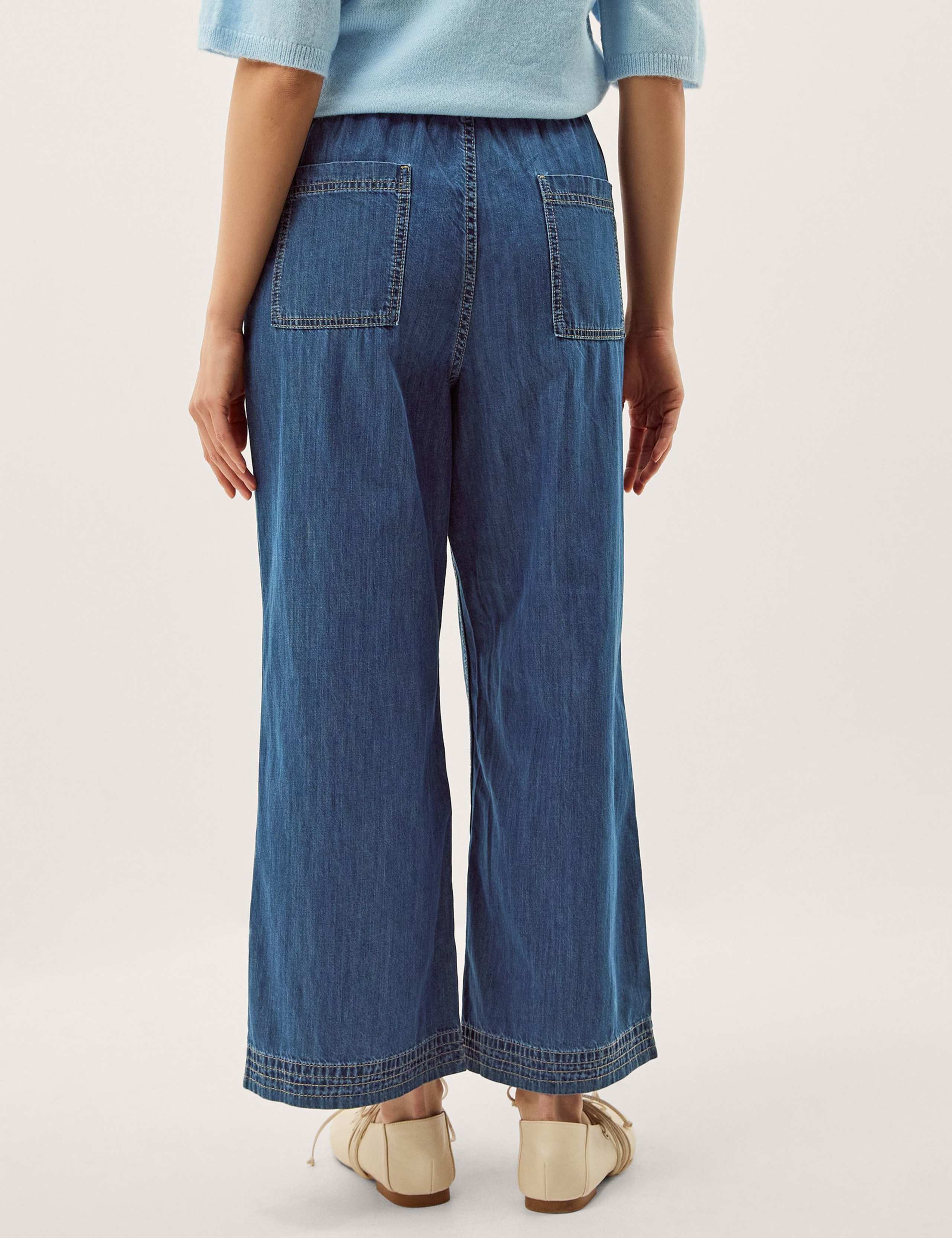 Mid Rise Straight Leg Ankle Grazer Jeans 5 of 5