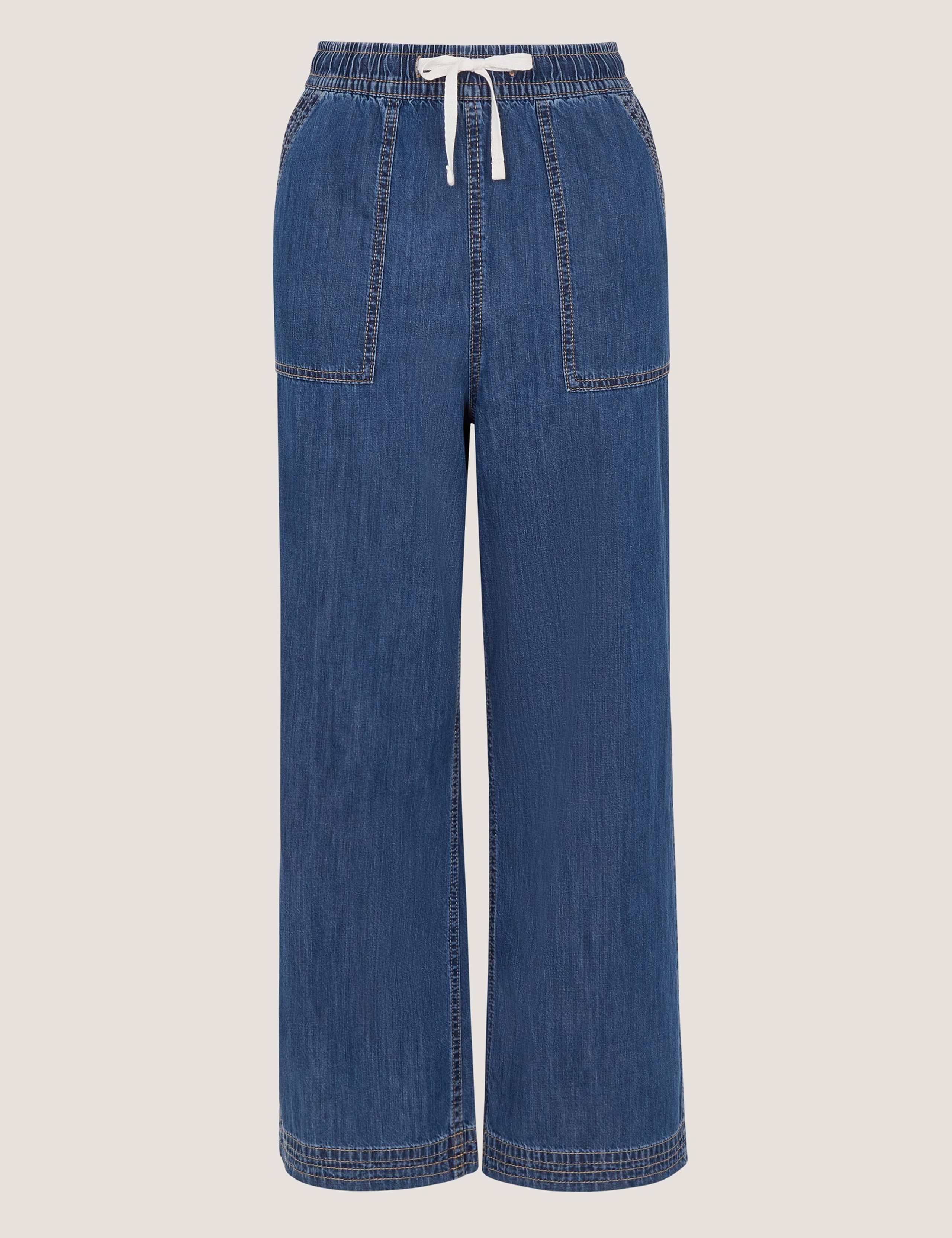 Mid Rise Straight Leg Ankle Grazer Jeans 2 of 5