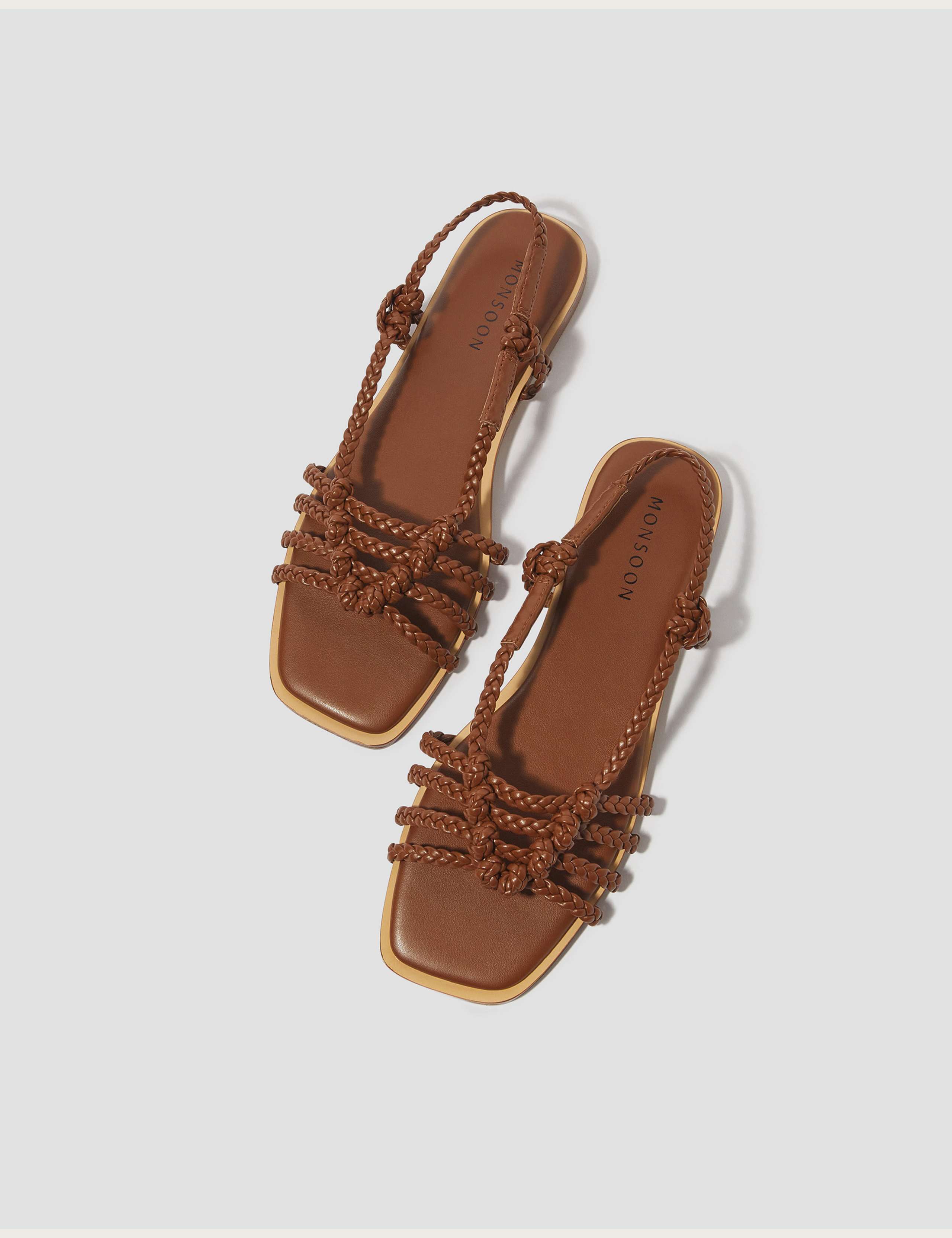 Metallic Ankle Strap Sandals 1 of 3