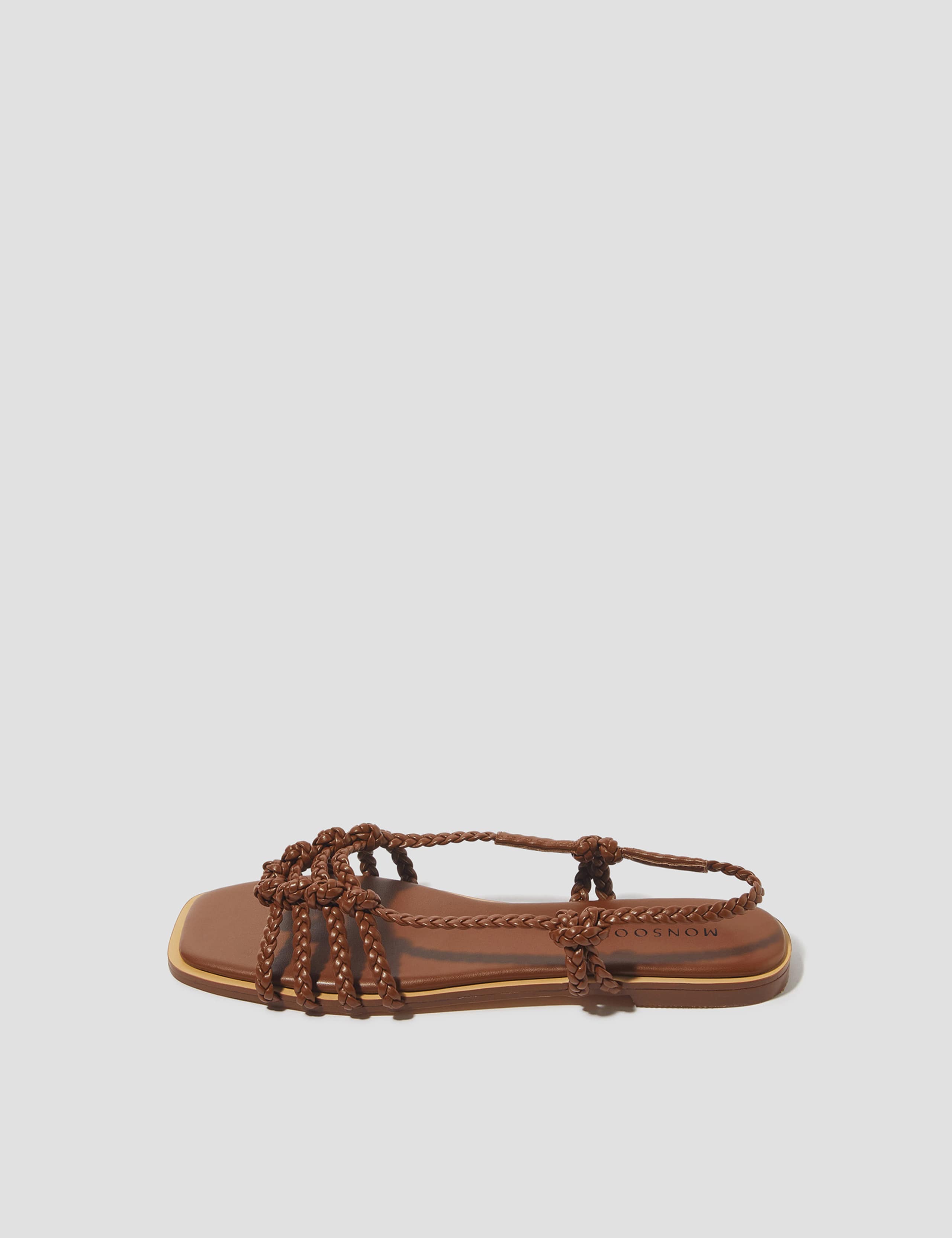 Metallic Ankle Strap Sandals 2 of 3