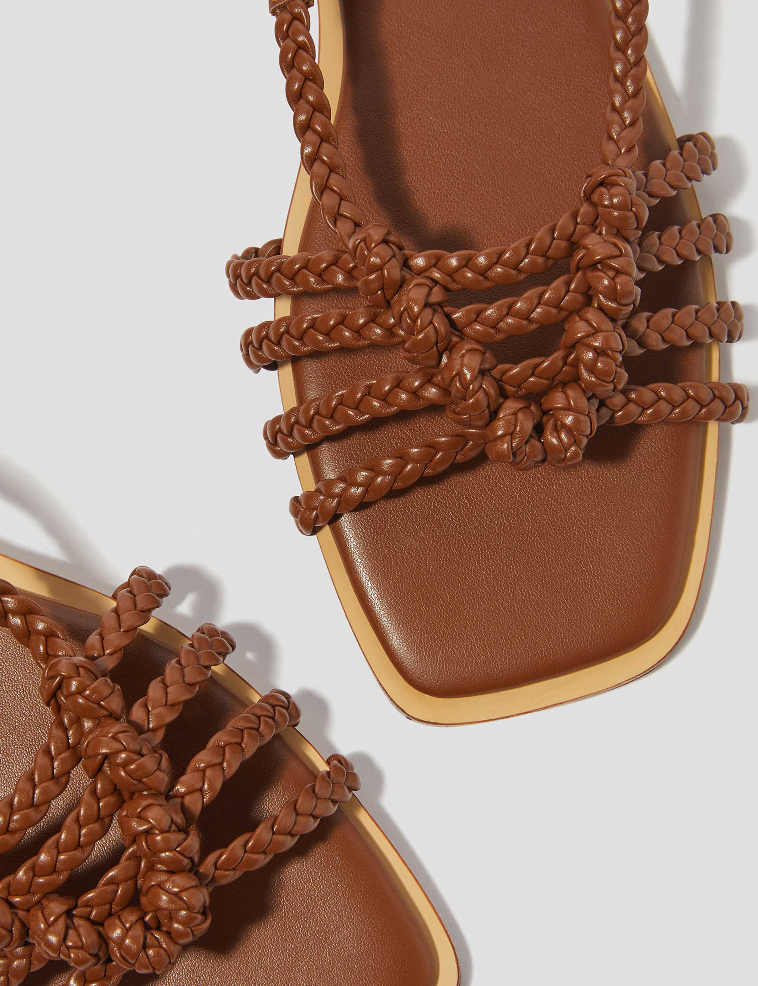 Metallic Ankle Strap Sandals 3 of 3