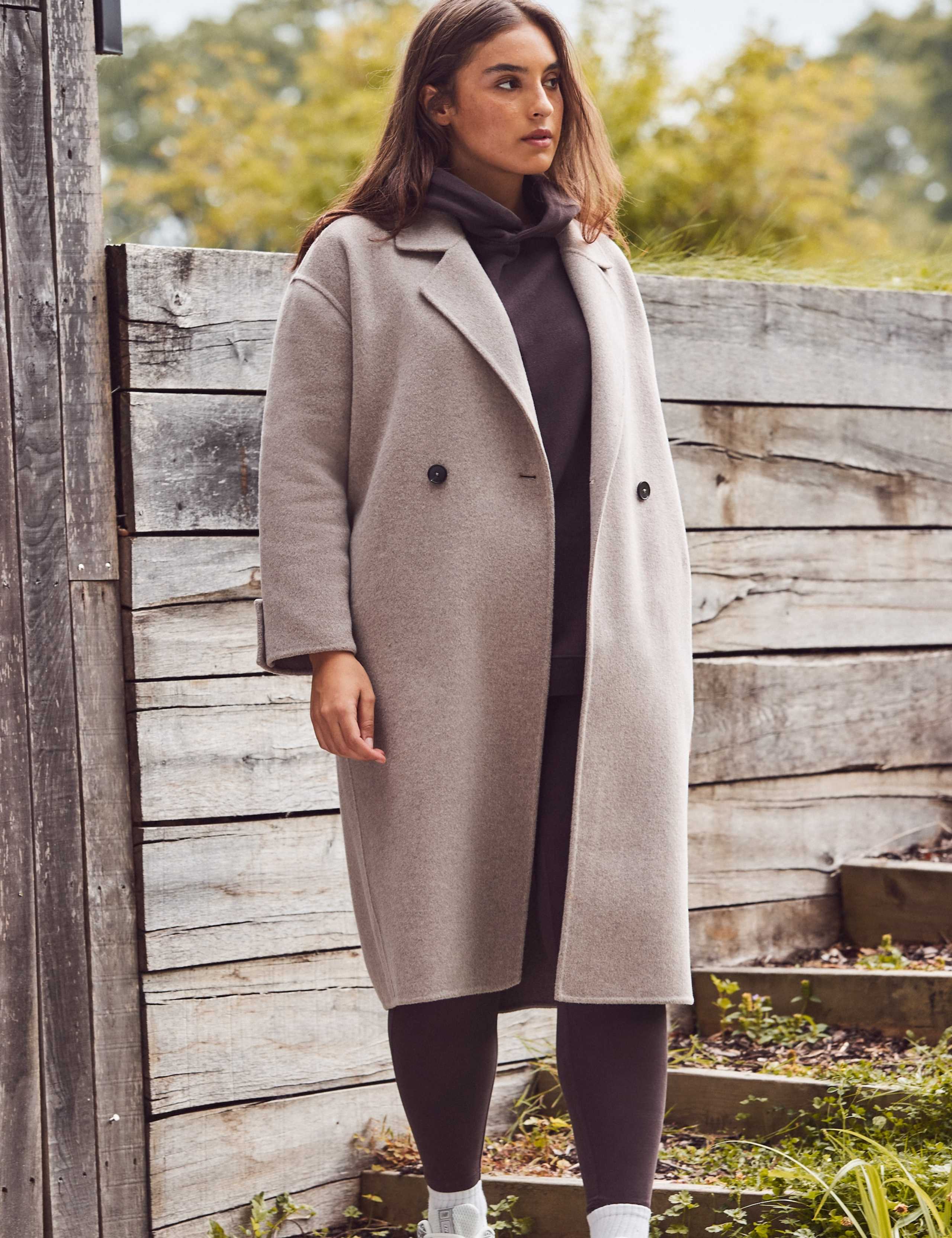Double Faced Wool Blend Coat 7 of 10