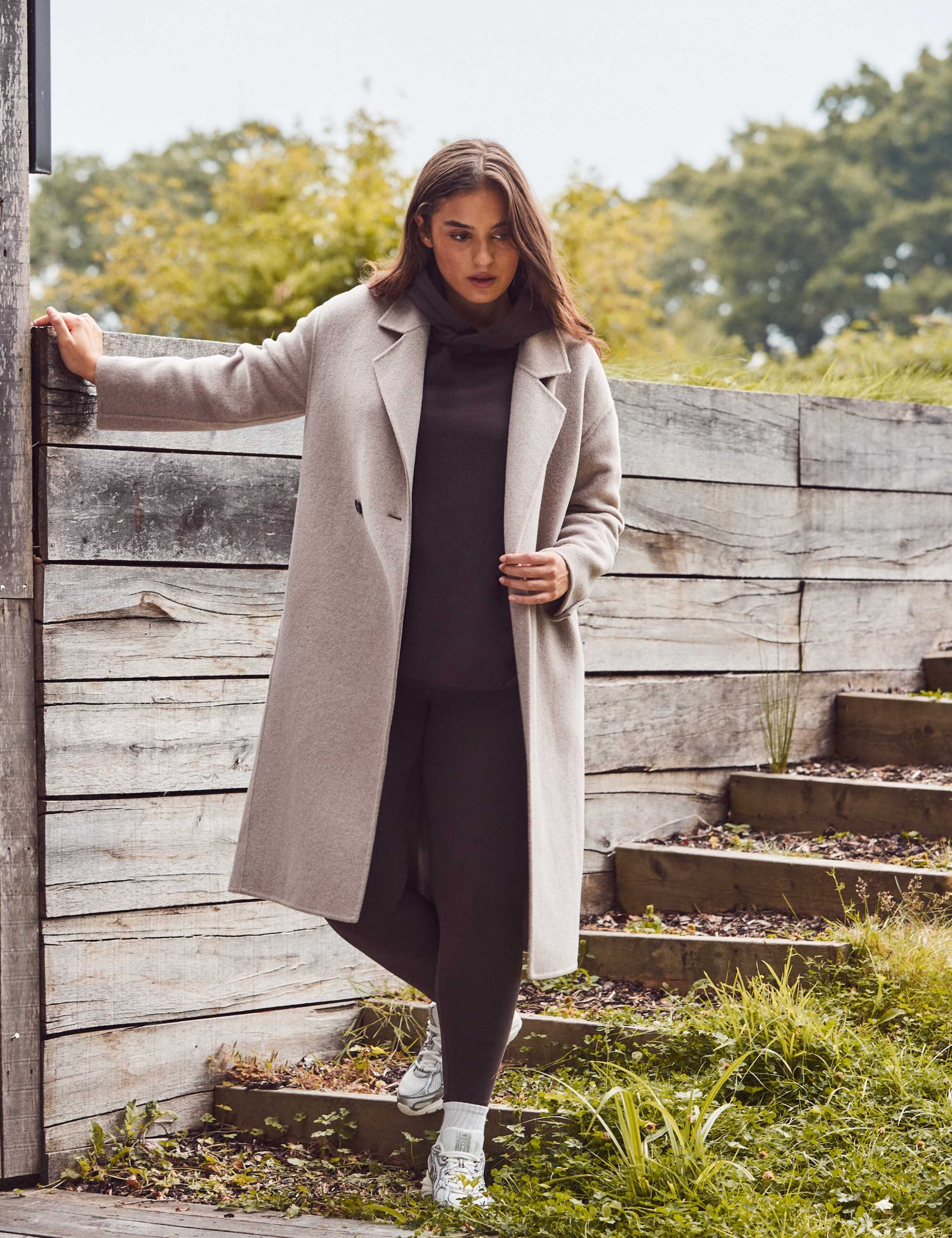 Double Faced Wool Blend Coat 8 of 10