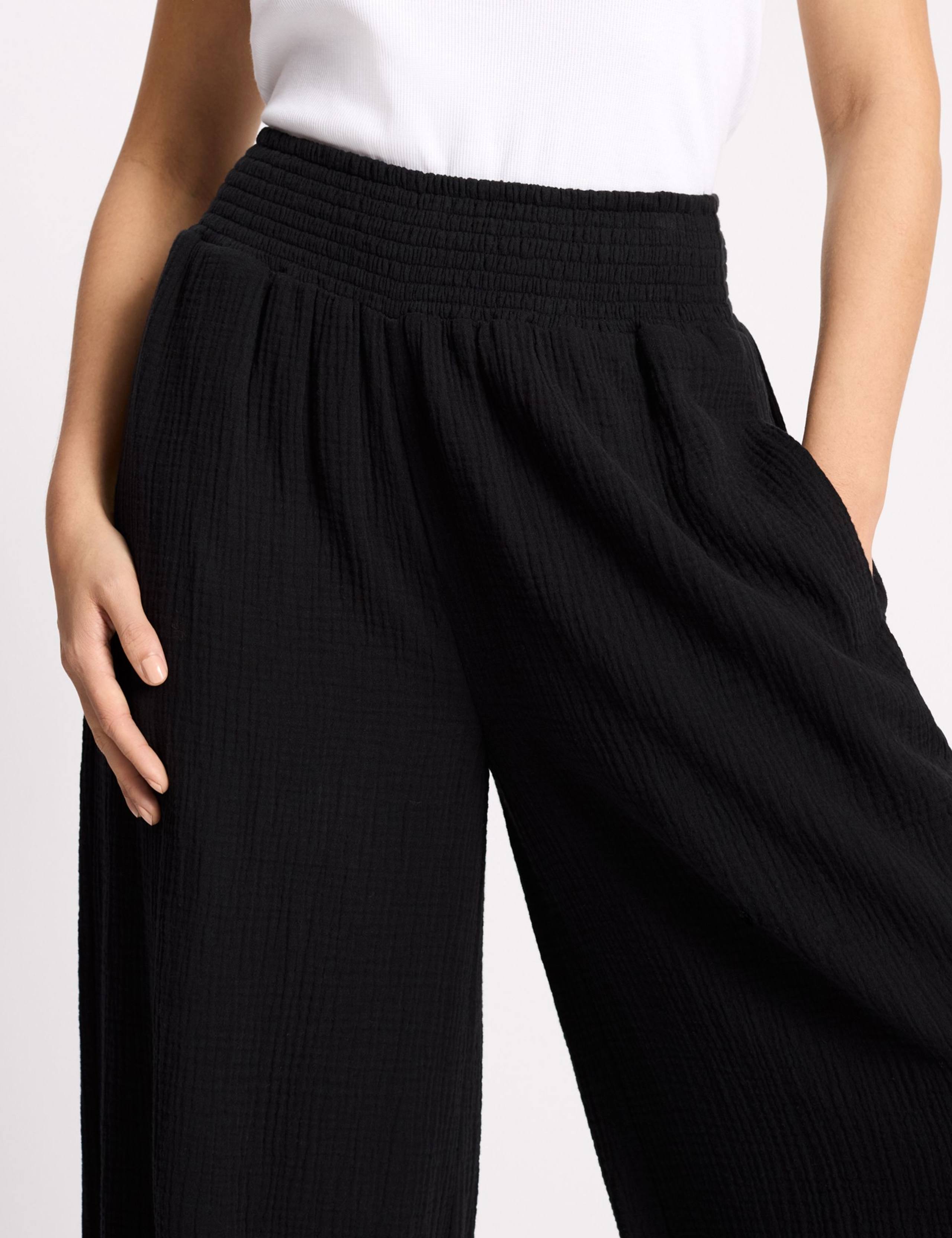 Pure Cotton Cheesecloth Harem Trouser 5 of 5