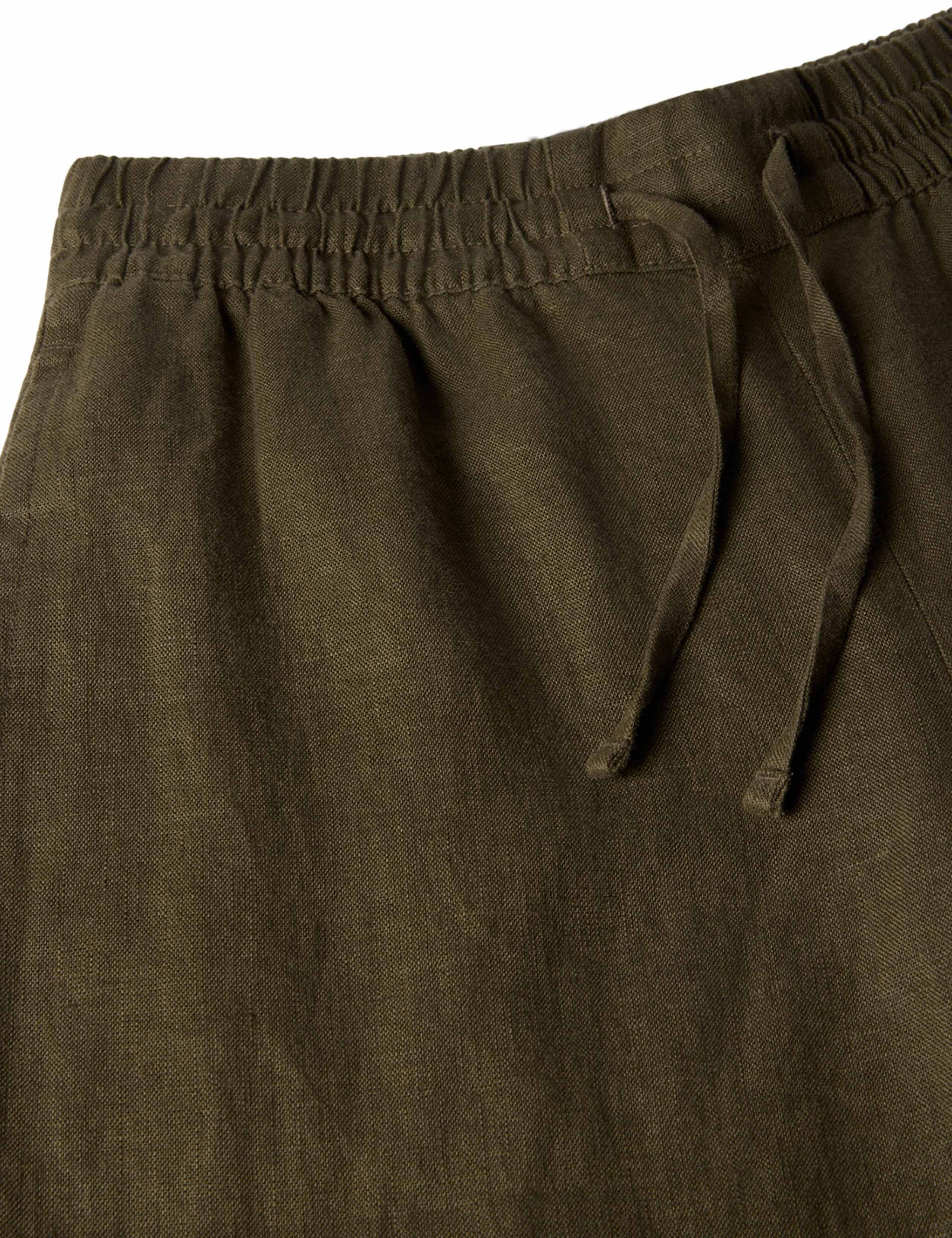 Pure Linen Wide Leg Cropped Trousers 6 of 6