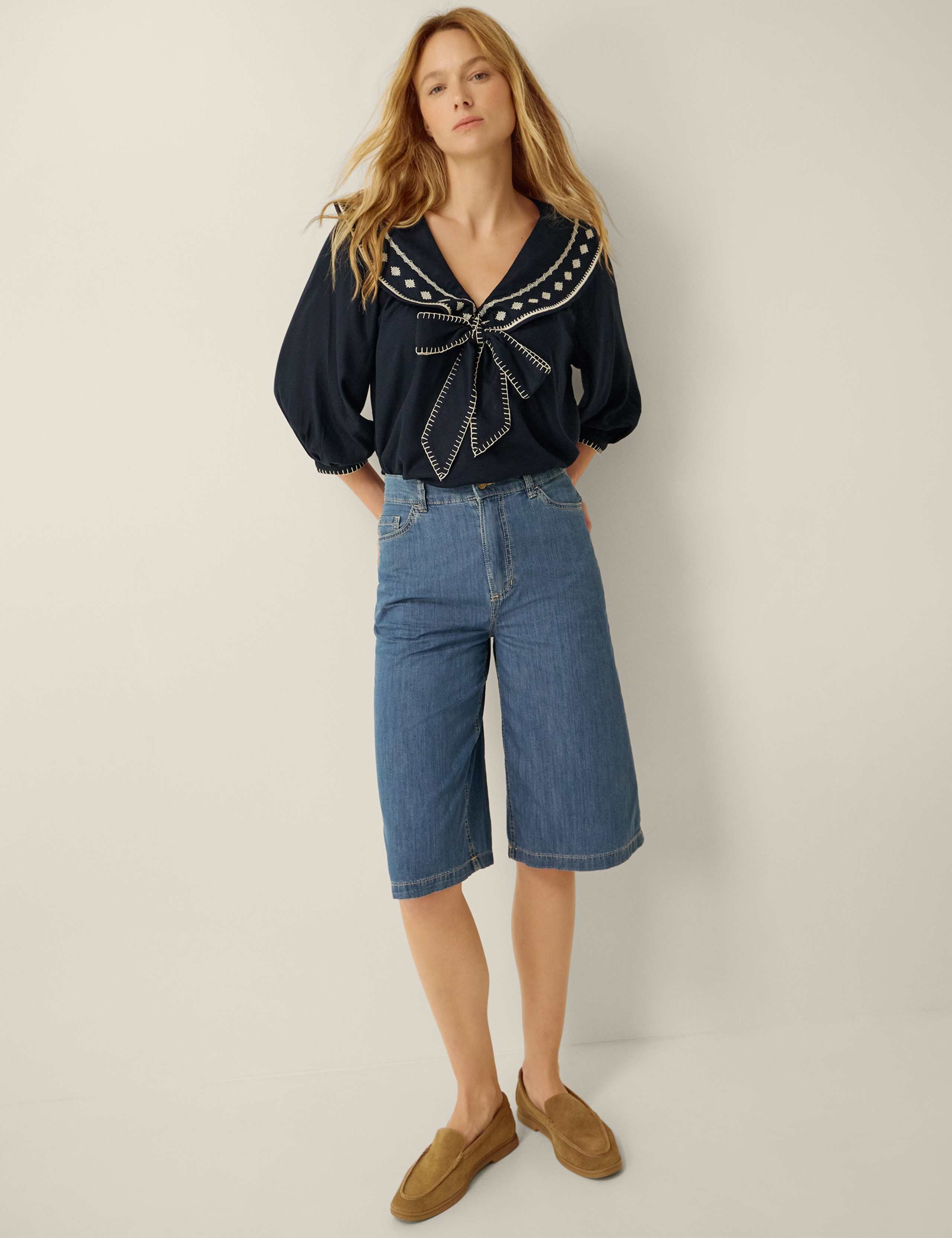 Embroidered Sailor Top 3 of 4