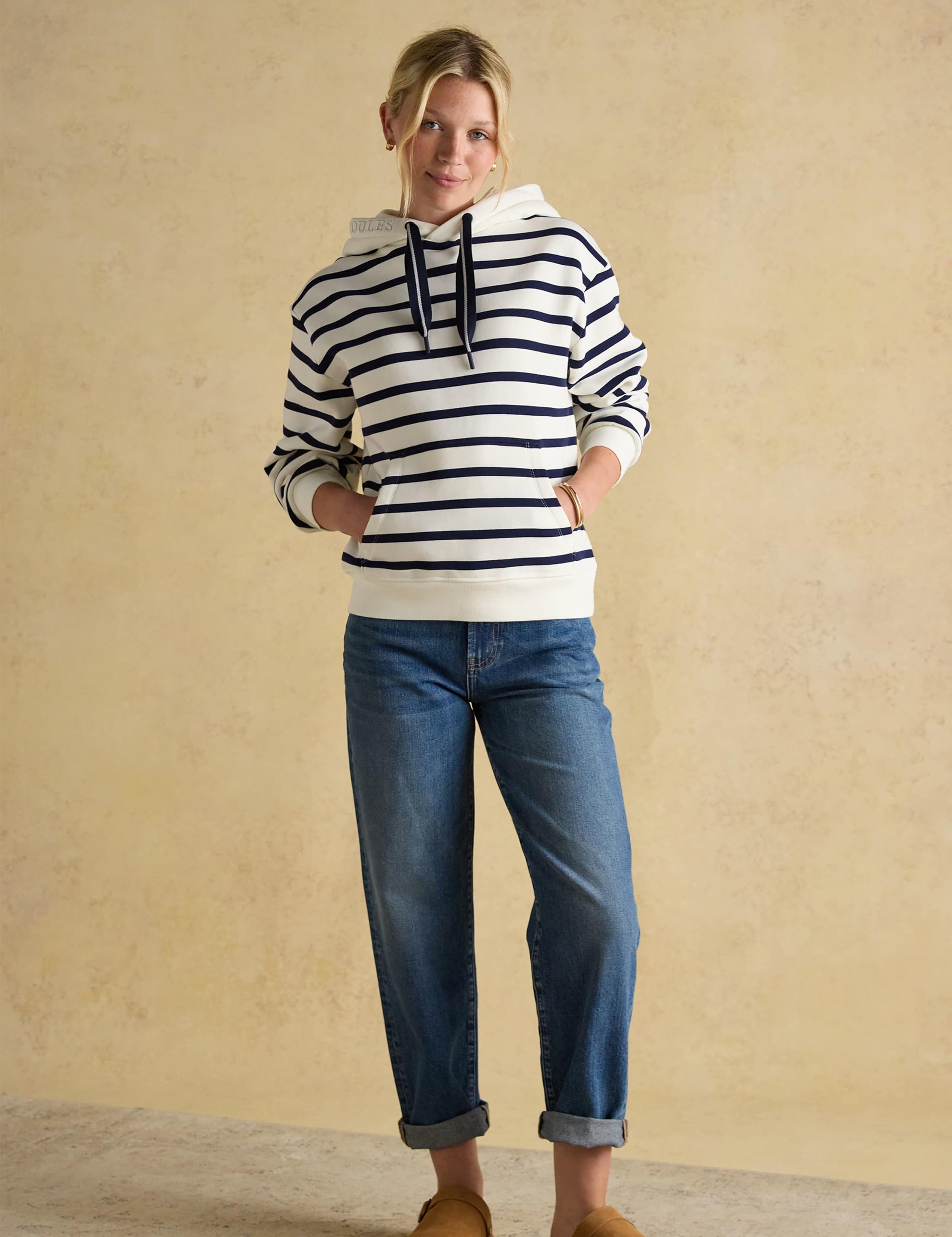 Cotton Rich Striped Hoodie 4 of 8