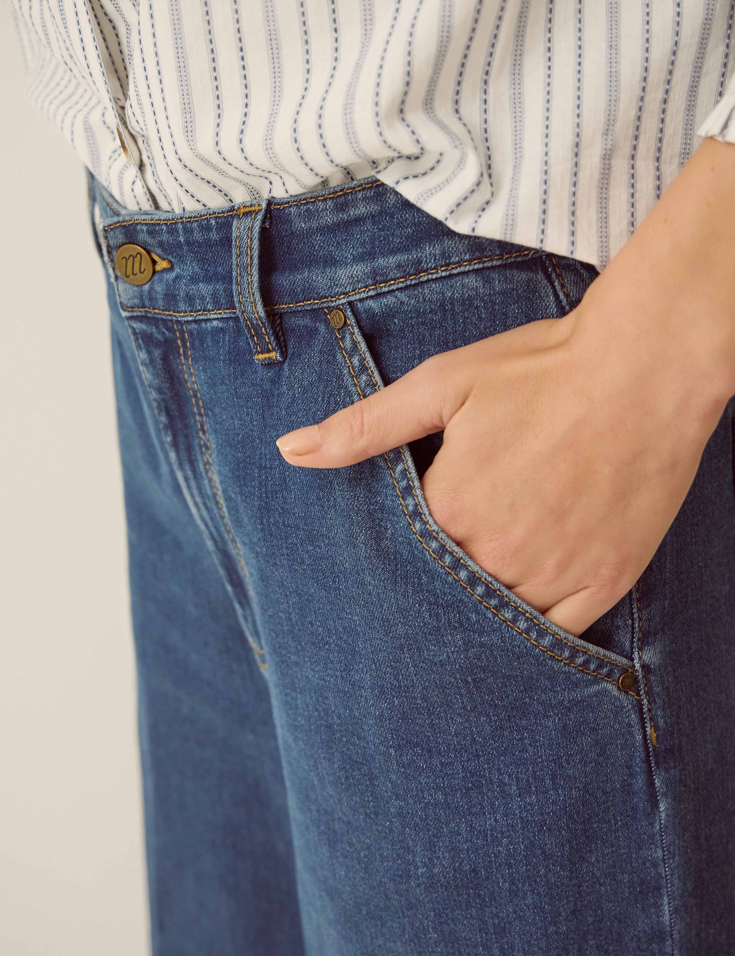 High Waisted Wide Leg Jeans 5 of 5