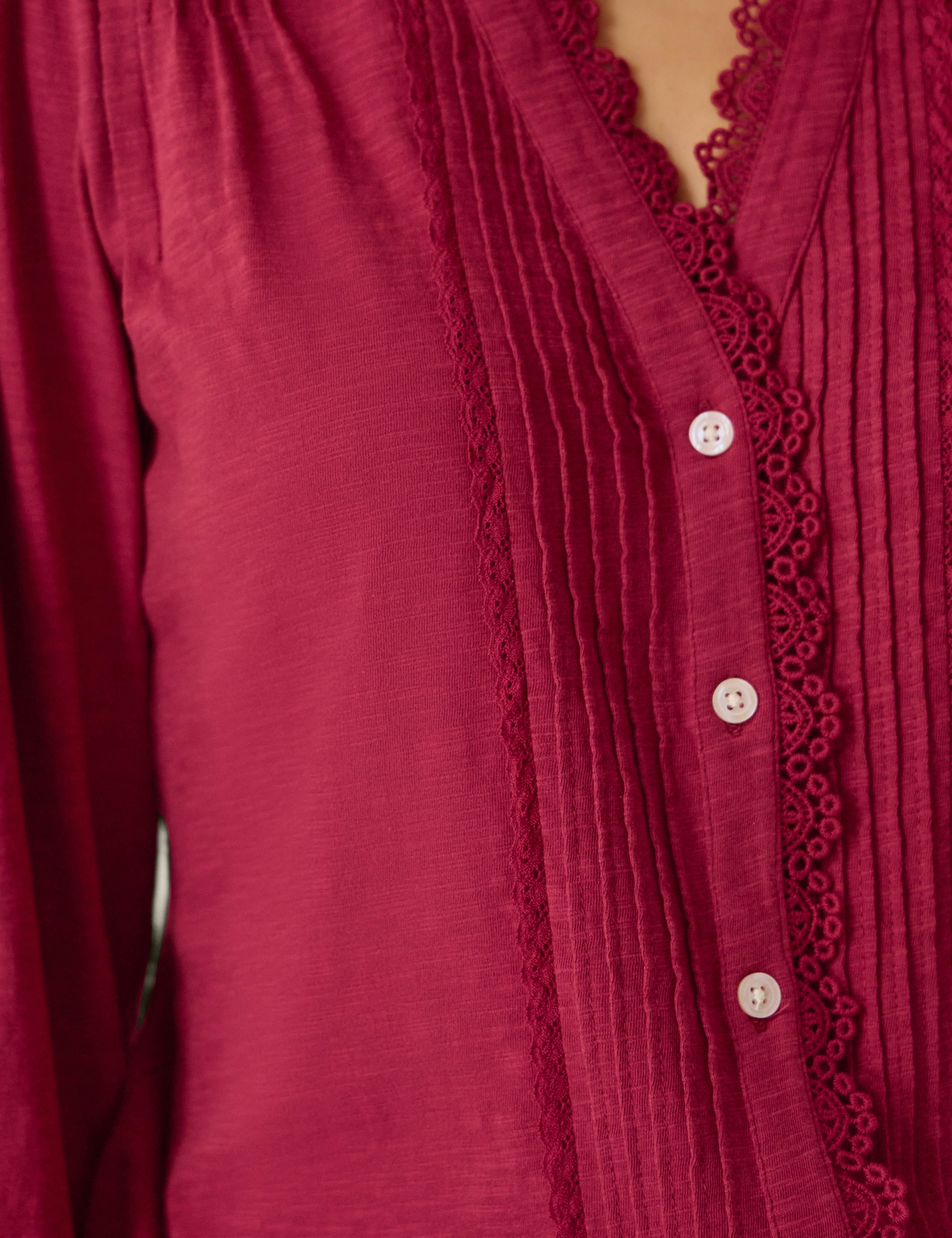 Pure Cotton Jersey Blouse 5 of 5