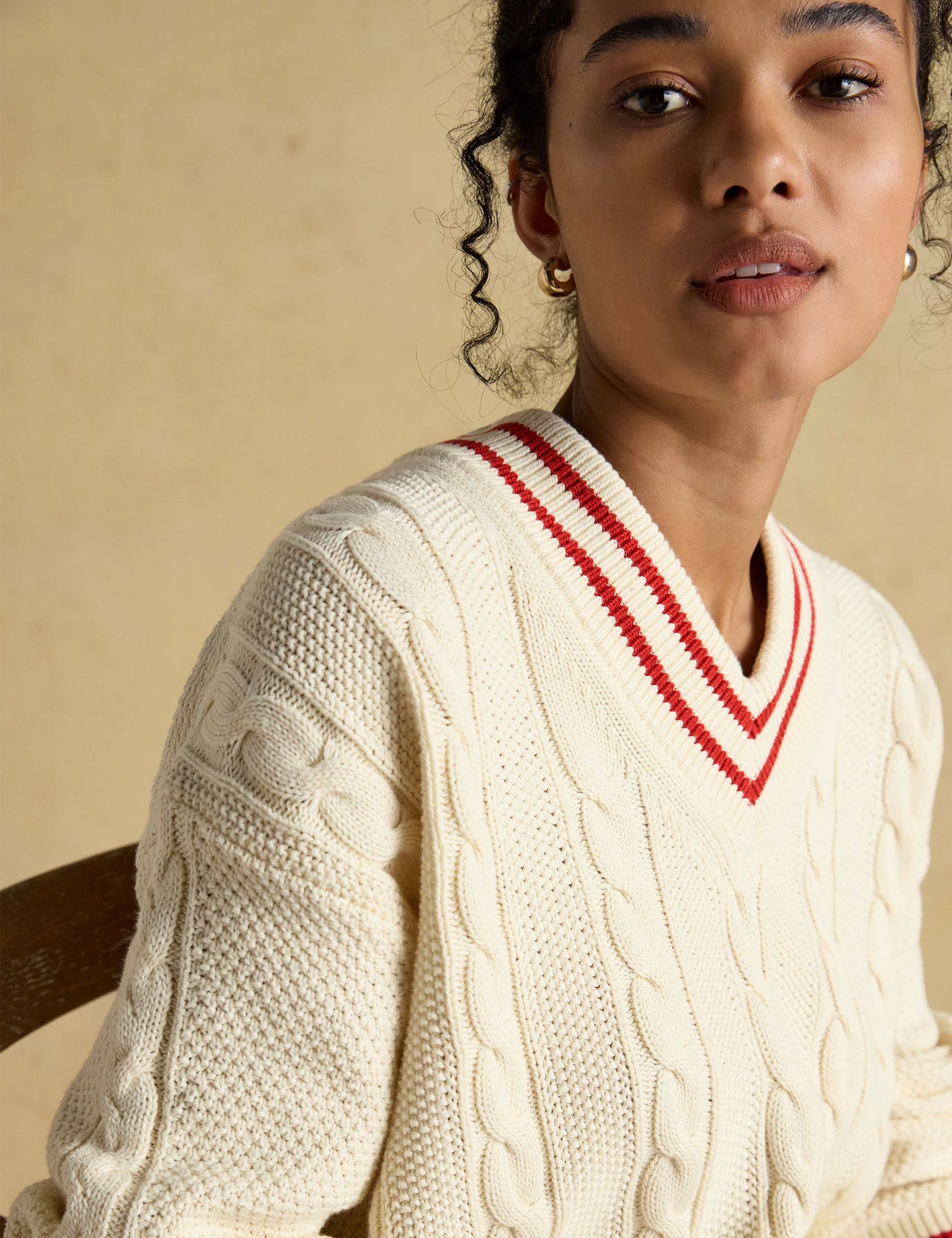 Pure Cotton Cable Knit Jumper 6 of 8