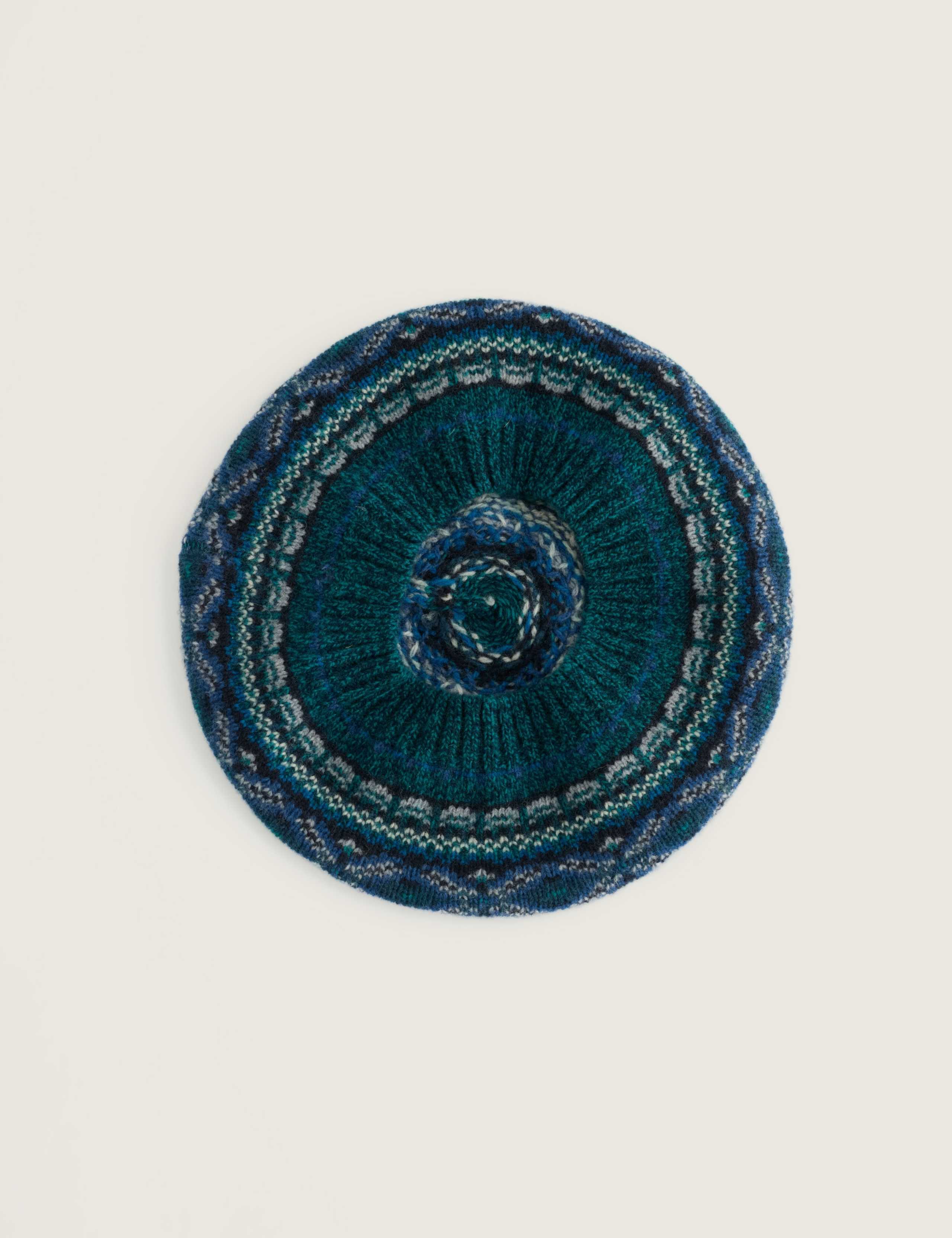 Wool Rich Fair Isle Beret 4 of 4