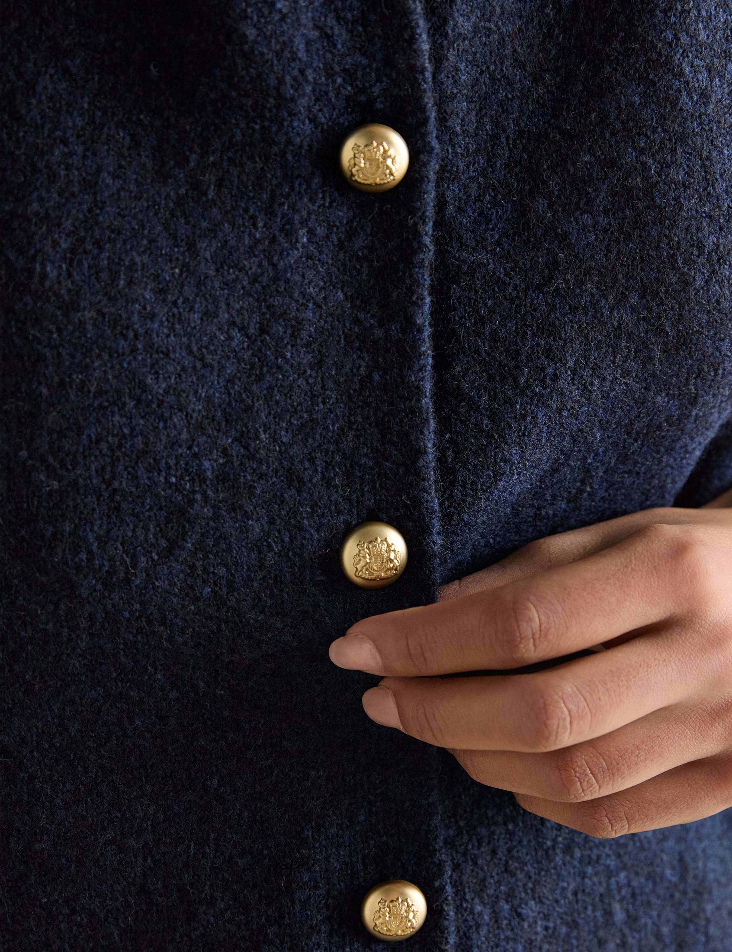 Textured Button Detail Knitted Vest 7 of 7