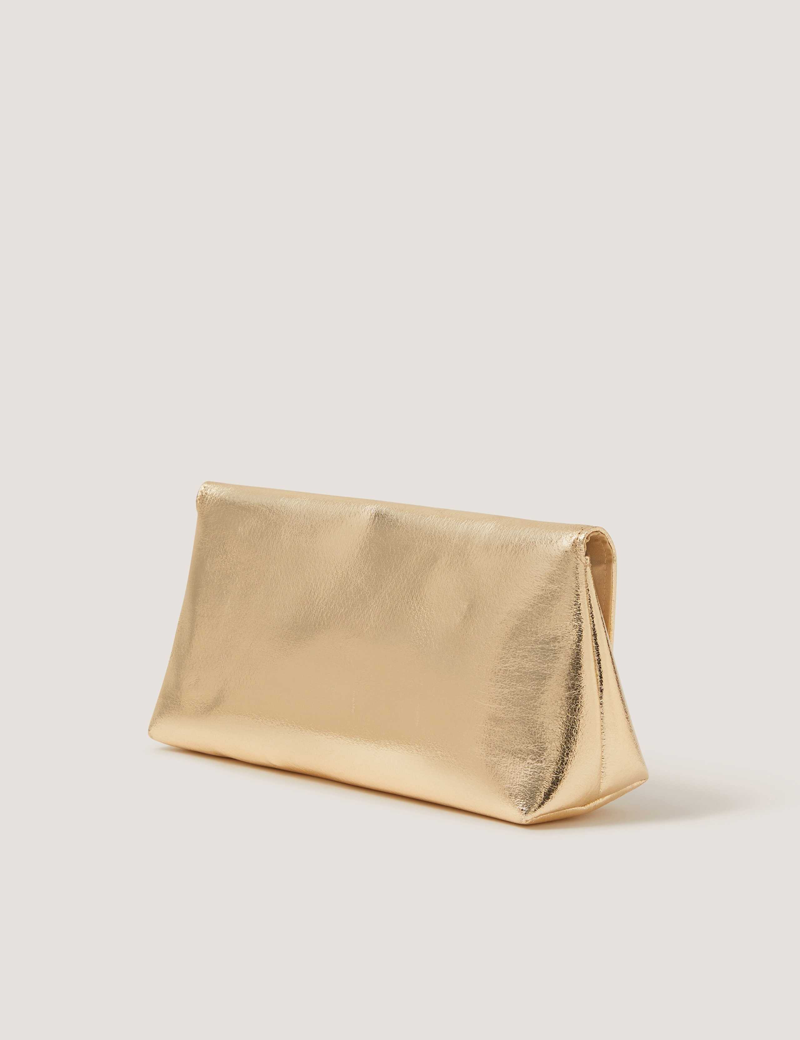 Metallic Bow Clutch Bag 2 of 4