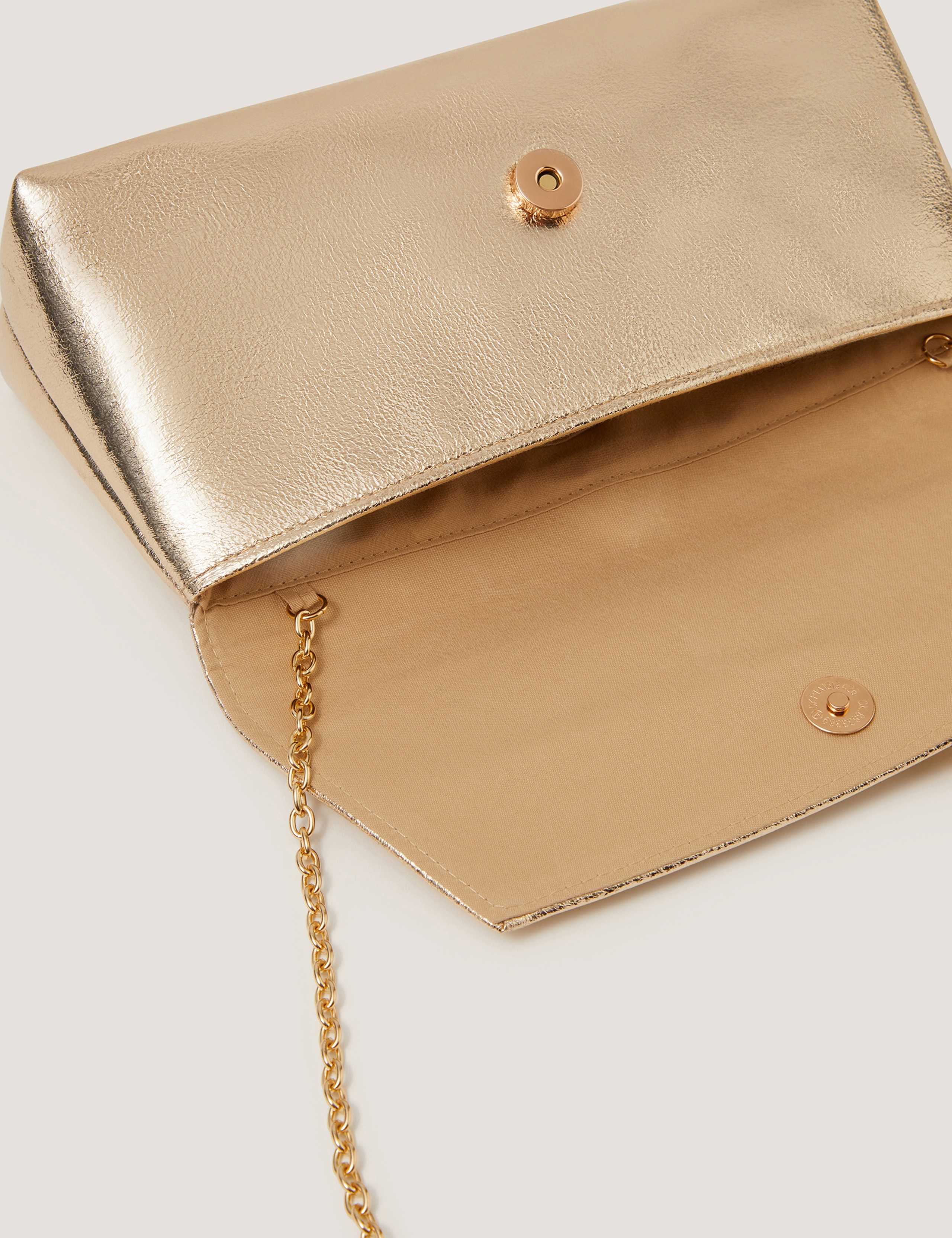 Metallic Bow Clutch Bag 3 of 4