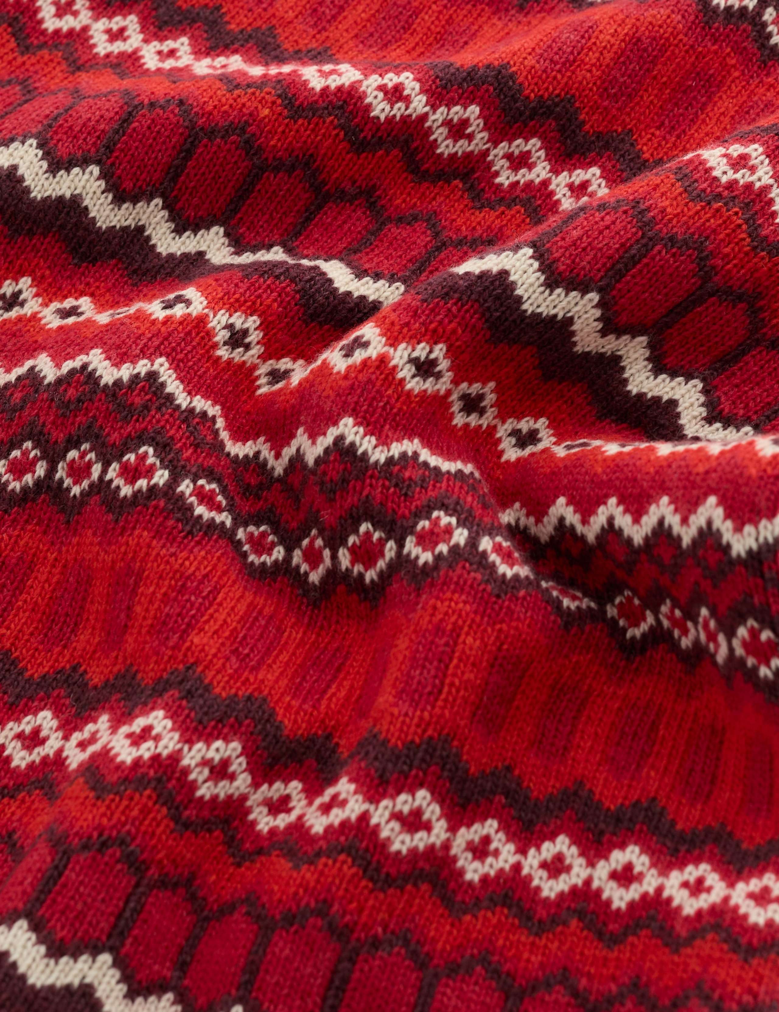 Cotton Blend Fairisle Snood 4 of 4
