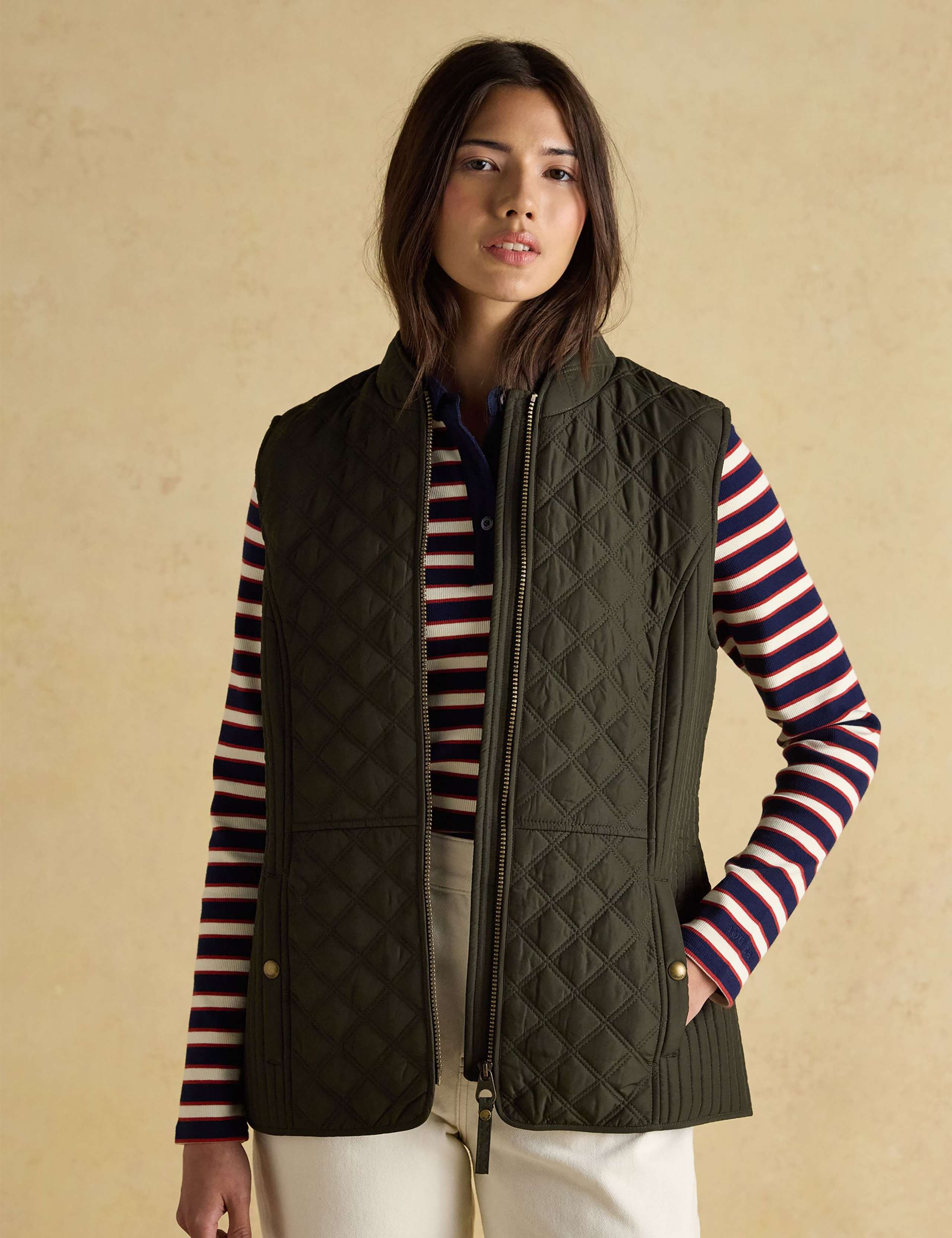 Quilted Funnel Neck Gilet 1 of 9
