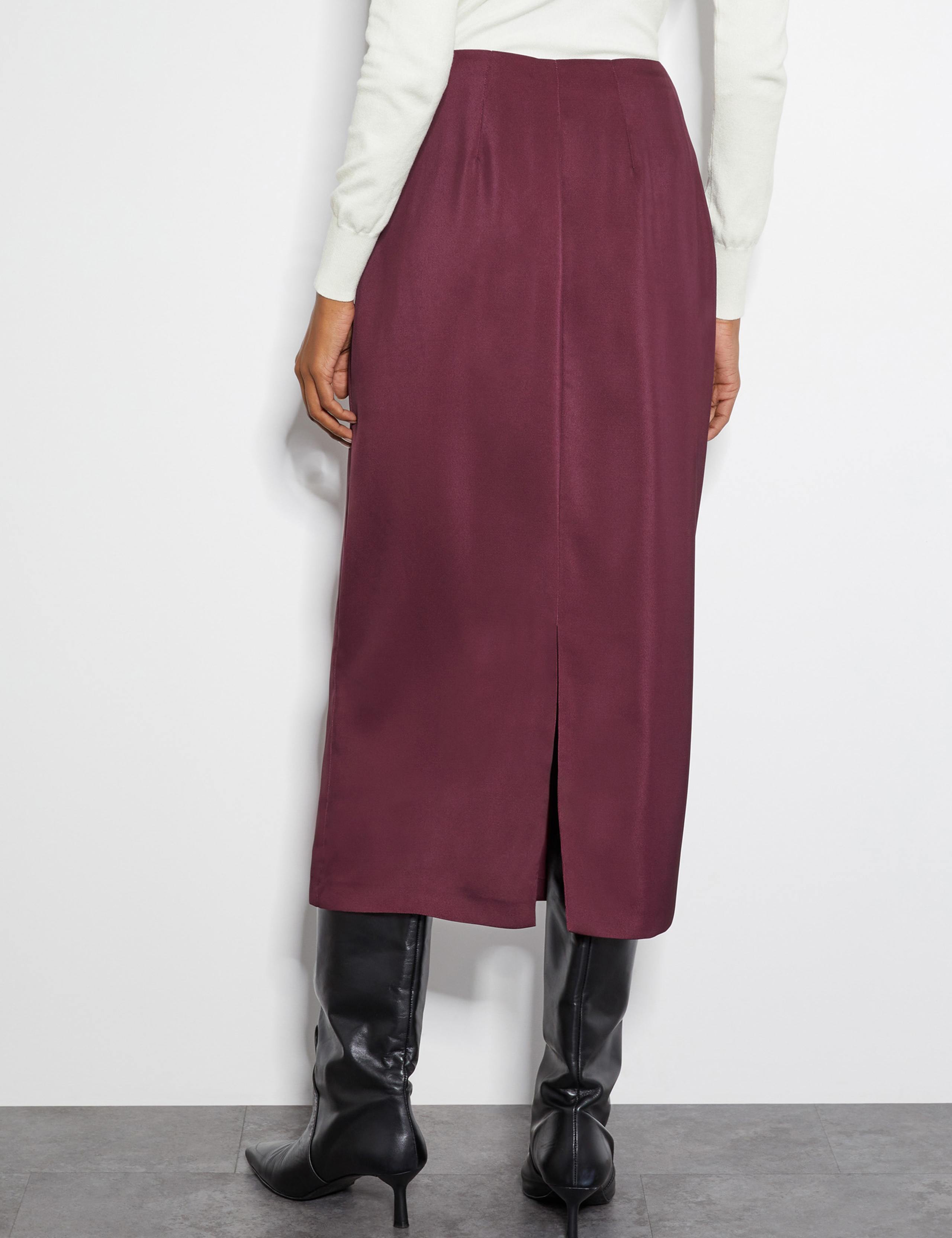 Floral Midi A-Line Skirt 4 of 6