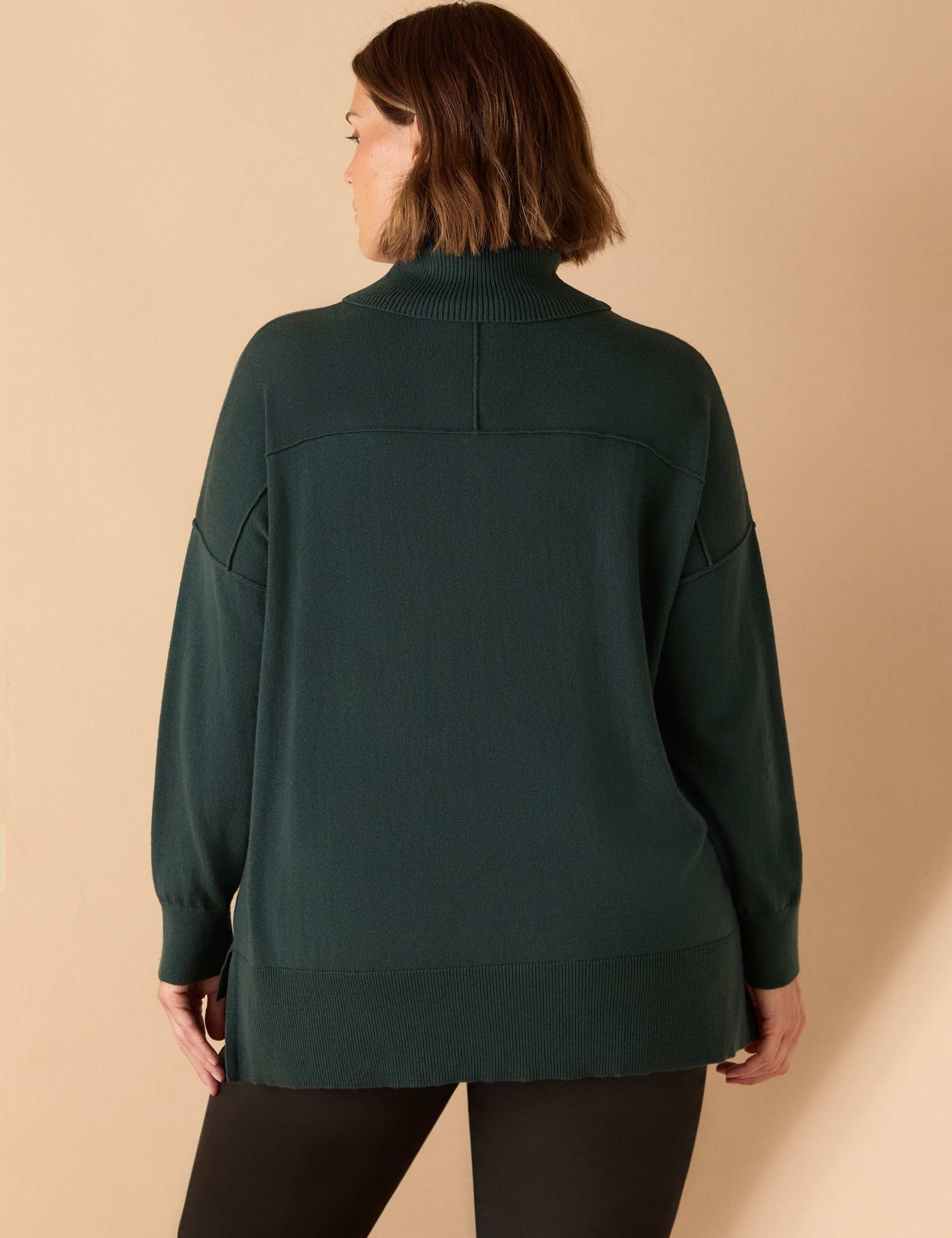 Roll Neck Jumper with Cashmere 3 of 5