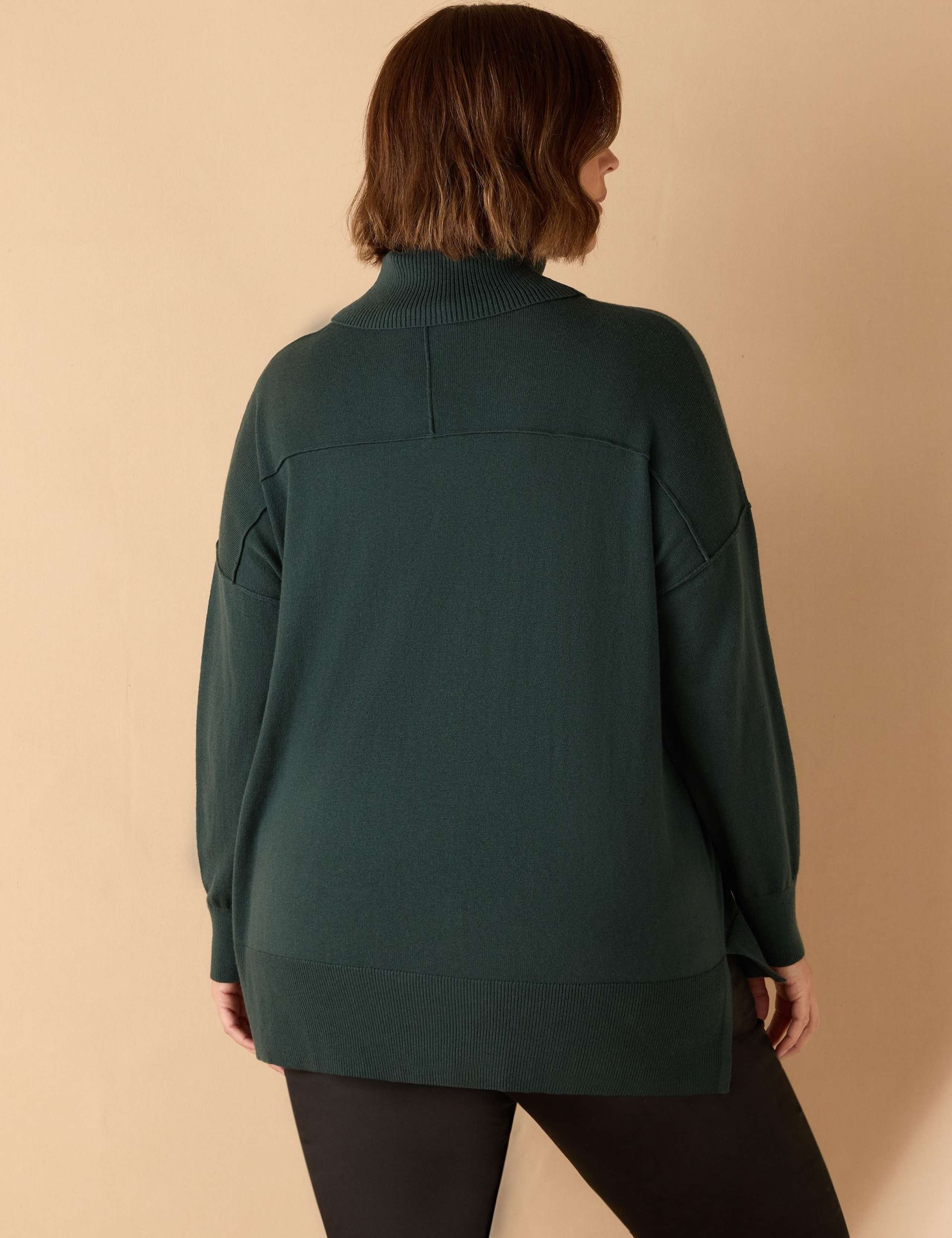 Roll Neck Jumper with Cashmere 4 of 5